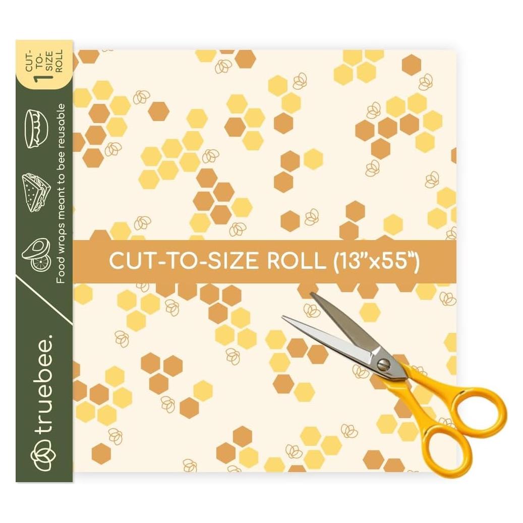 Truebee Rollos de Envoltura de Alimentos Ecológicos 33x140 cm