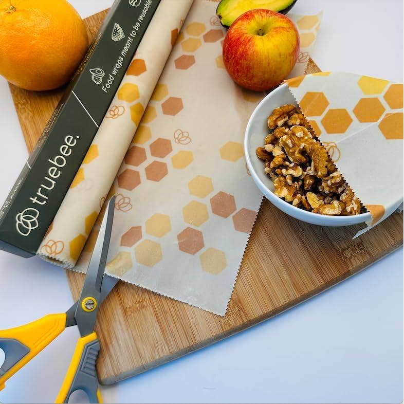 Truebee Rollos de Envoltura de Alimentos Ecológicos 33x140 cm