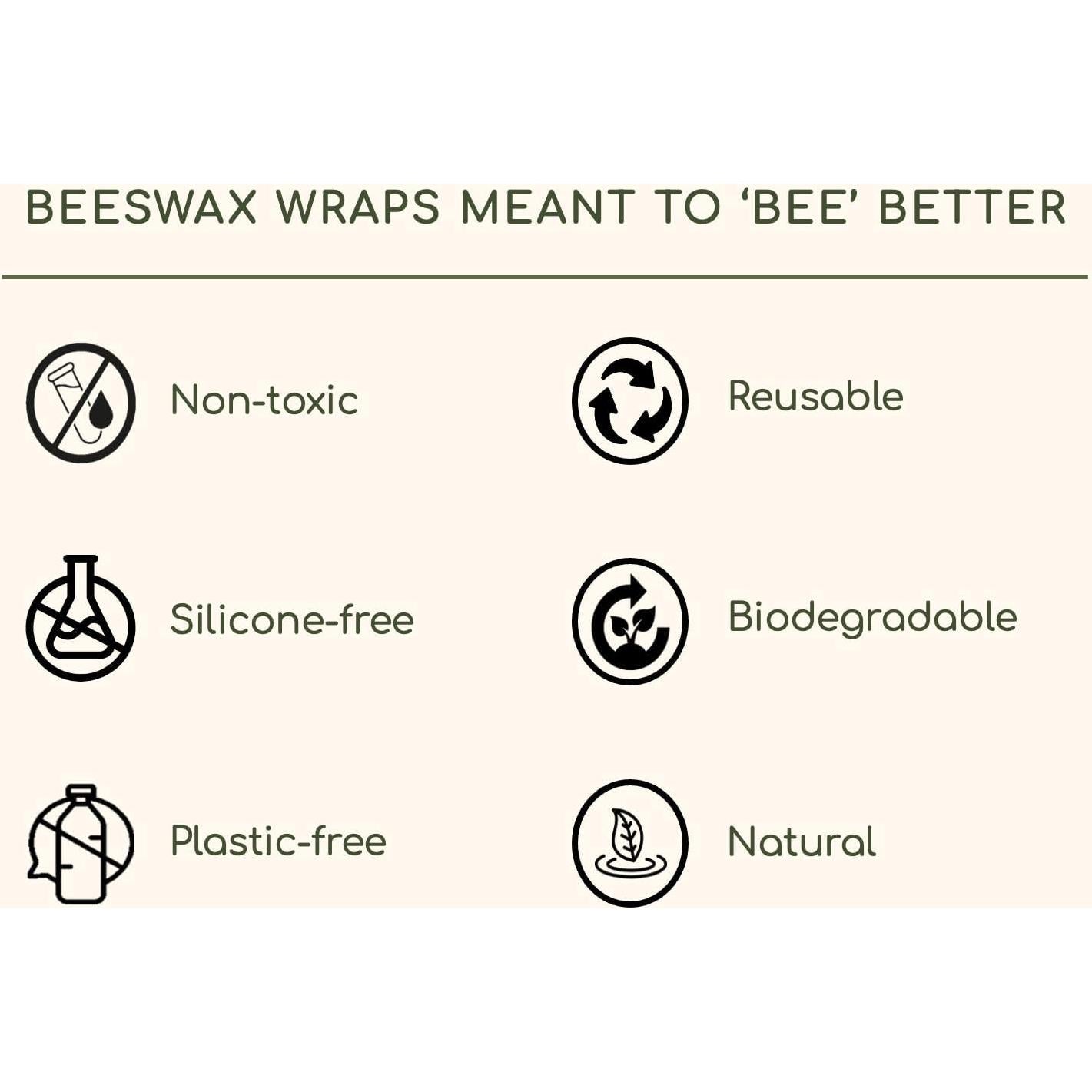 Truebee Rollos de Envoltura de Alimentos Ecológicos 33x140 cm