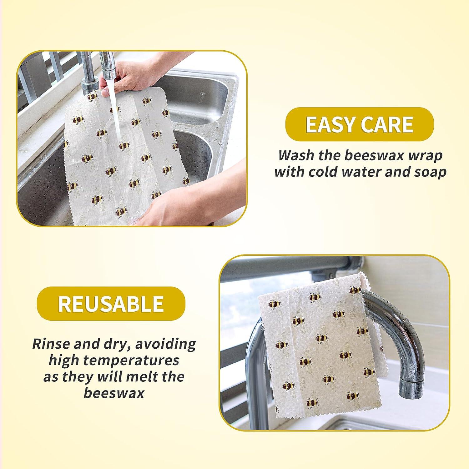 Envolturas de Cera de Abeja Reutilizables 9 Pack - abejawrap