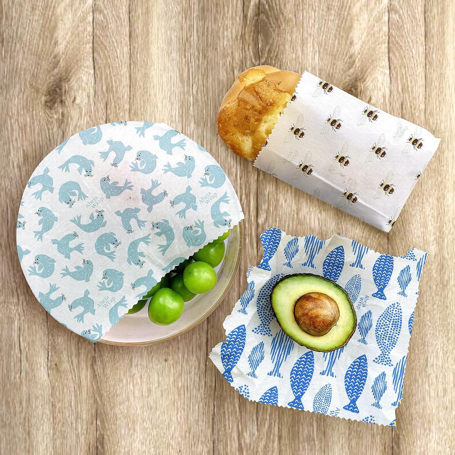 Envolturas de Cera de Abeja Reutilizables 9 Pack - abejawrap