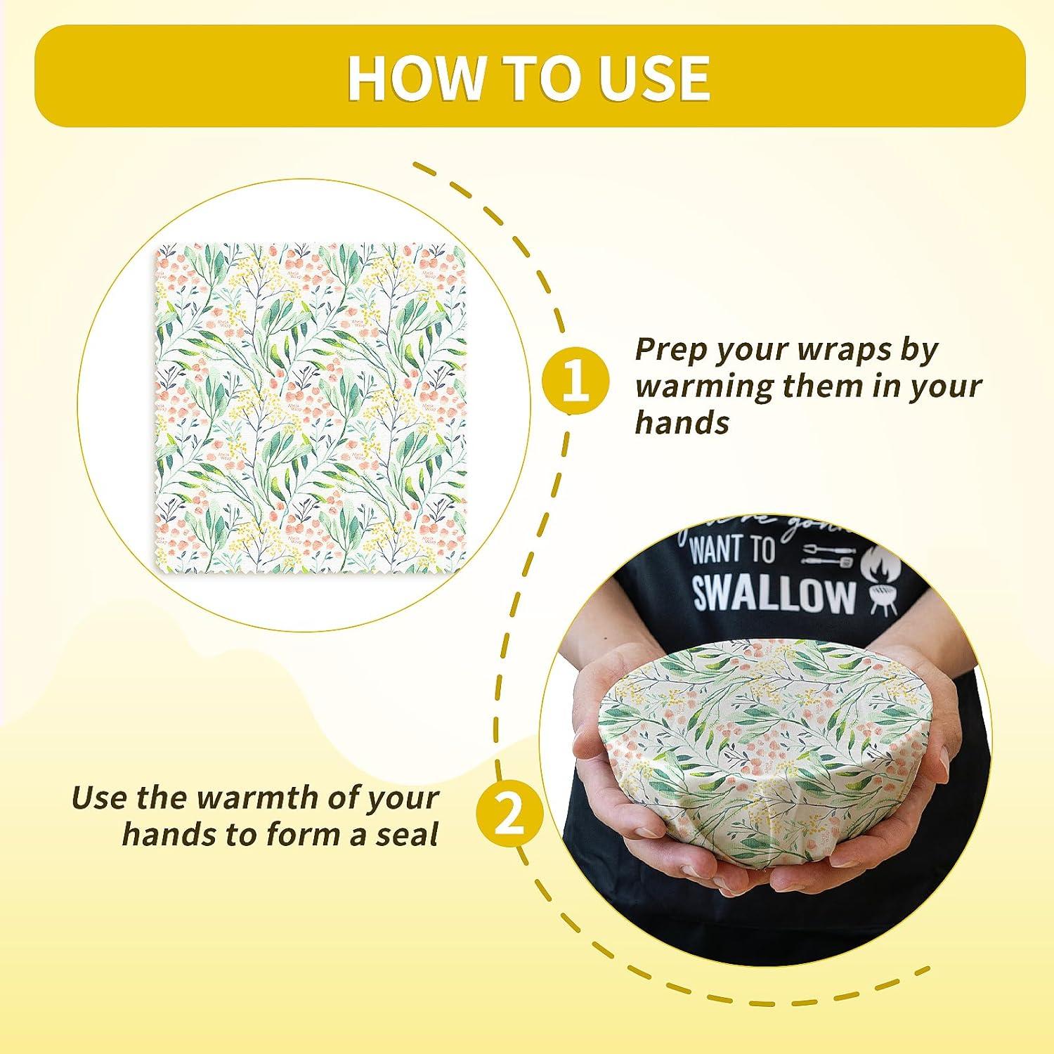 Juego de Envolturas de Cera de Abeja Abejawrap 9 Piezas Orgánico