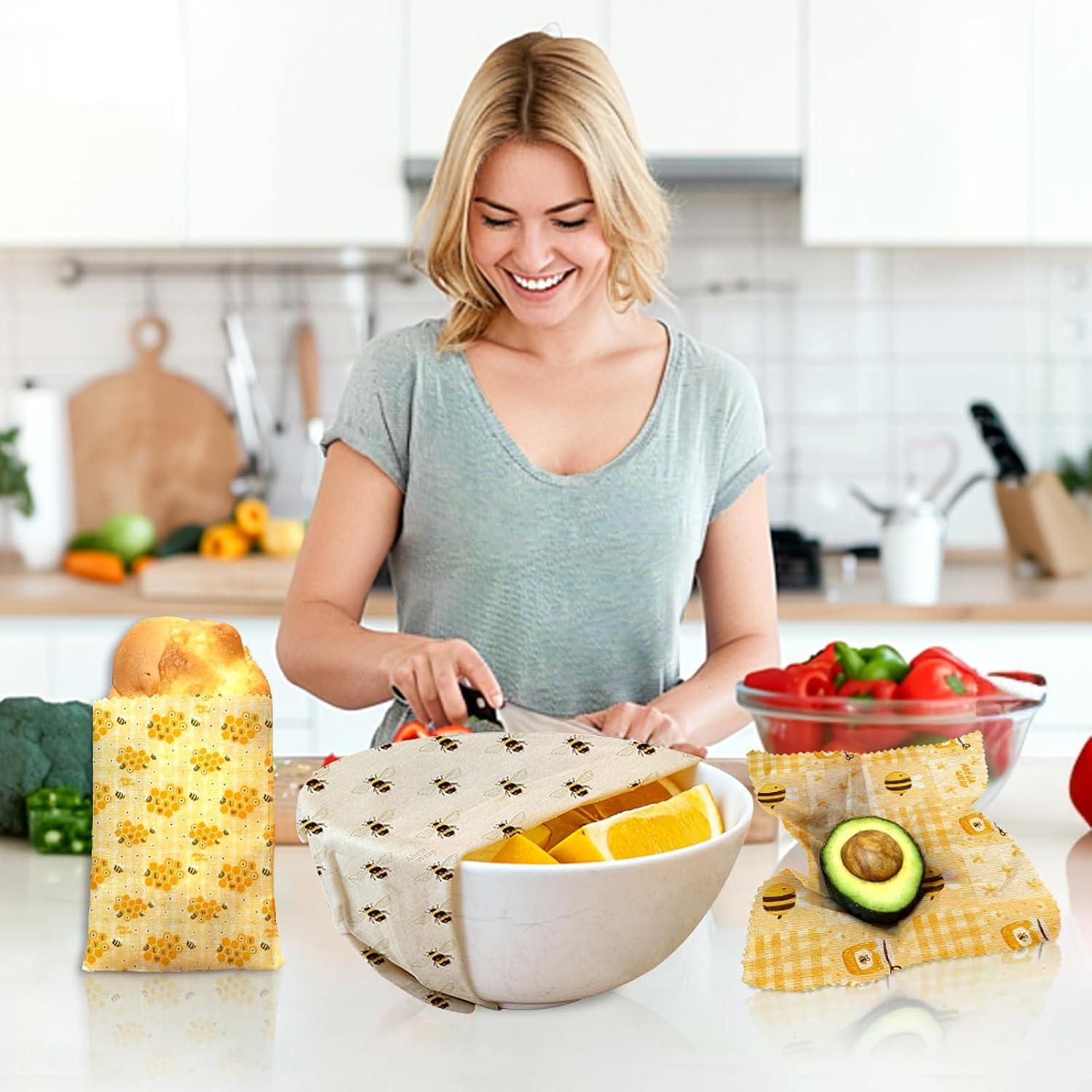 Envolturas de Cera de Abeja 9-Pack Abejawrap - Reutilizables