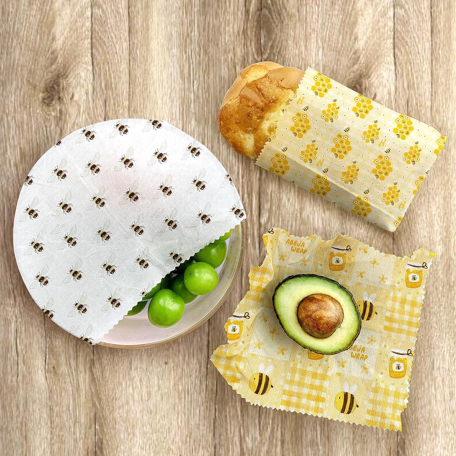 Envolturas de Cera de Abeja 9-Pack Abejawrap - Reutilizables