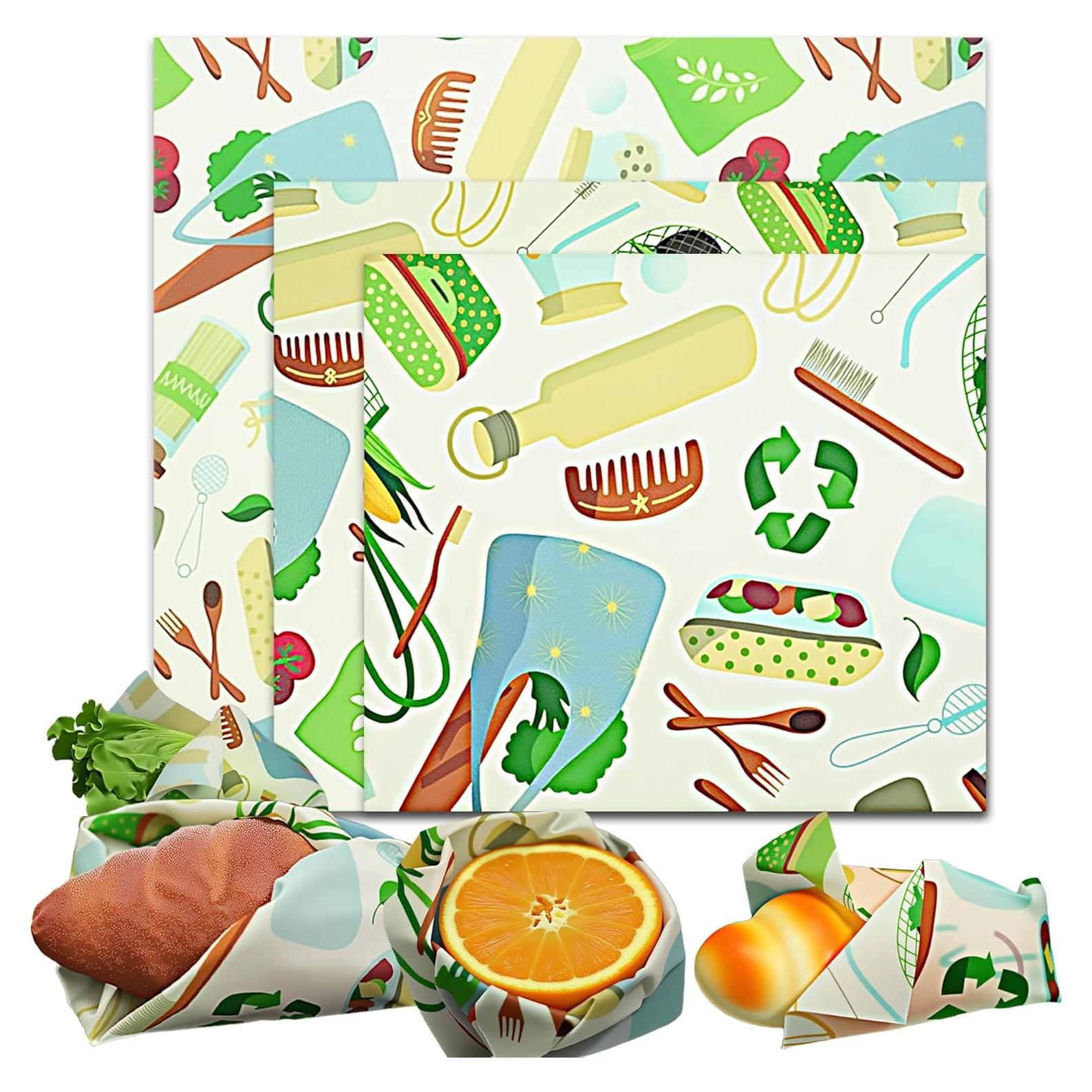 Envolturas de Cera de Abeja FANEAMADE 3 Tamaños Ecológicas