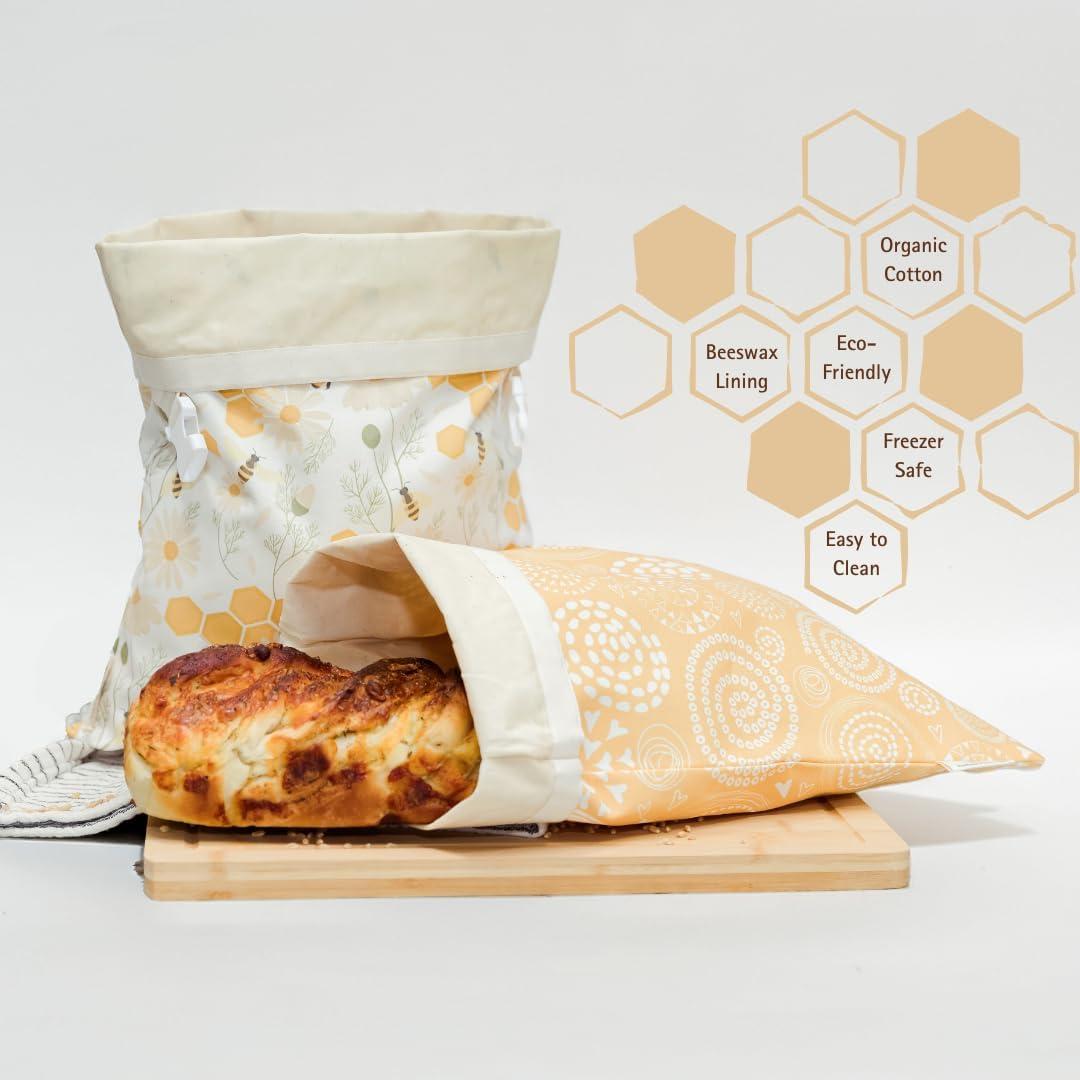 Bolsa de Pan de Cera de Abeja Reliable Rhodes 2 Piezas 30.5x43.2cm