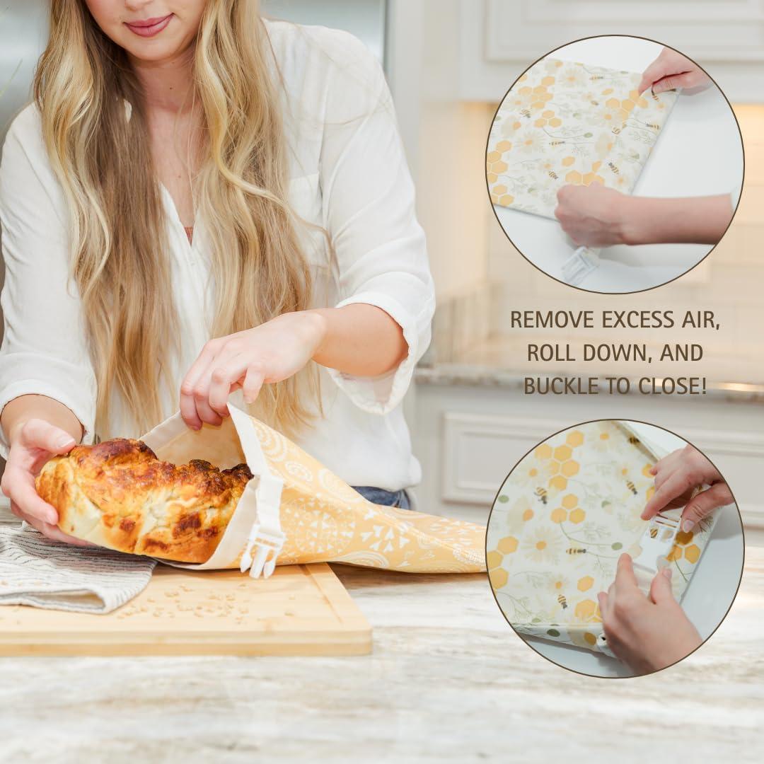 Bolsa de Pan de Cera de Abeja Reliable Rhodes 2 Piezas 30.5x43.2cm