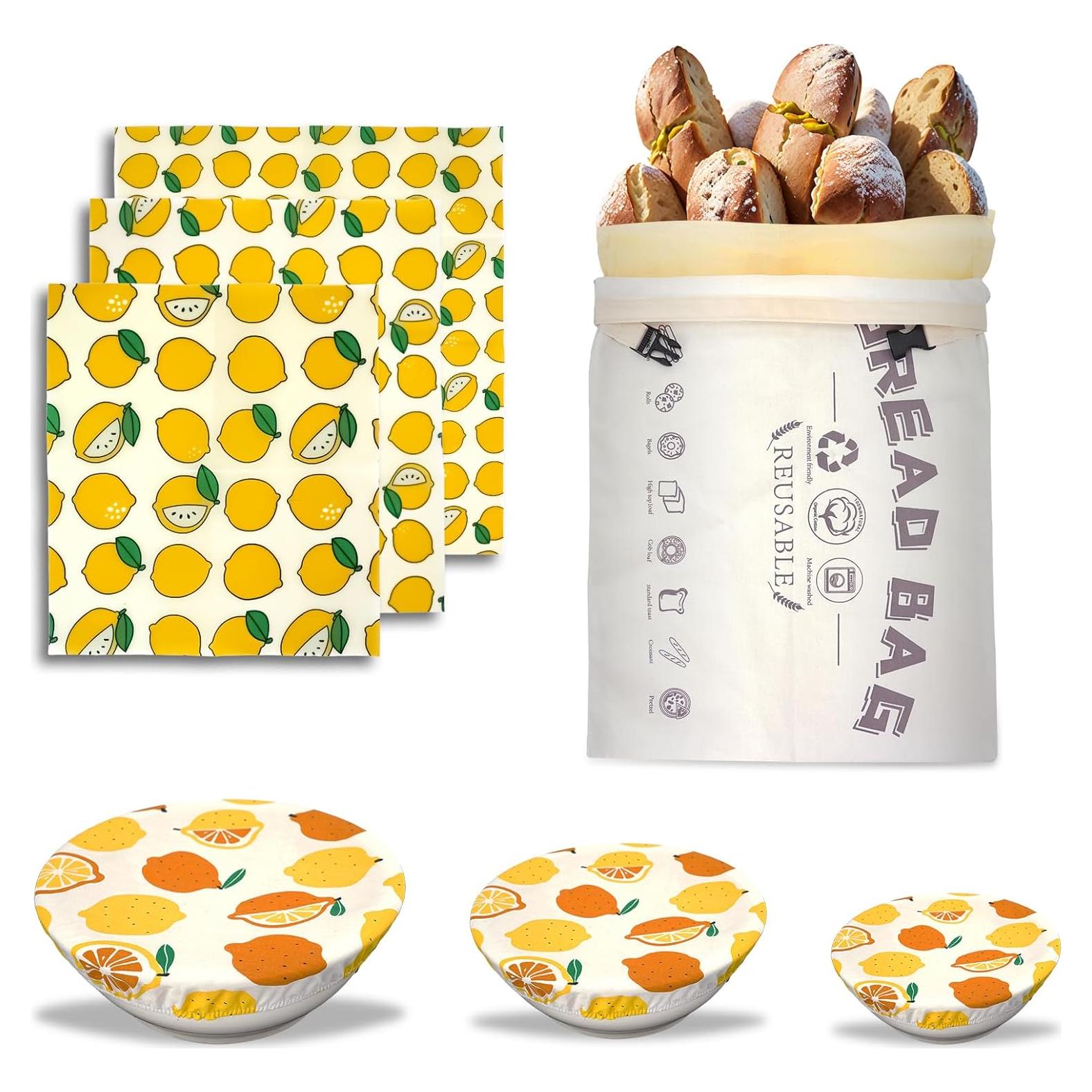 Kit de Inicio 7 en 1 de Bolsas de Cera de Abeja HMAZAE