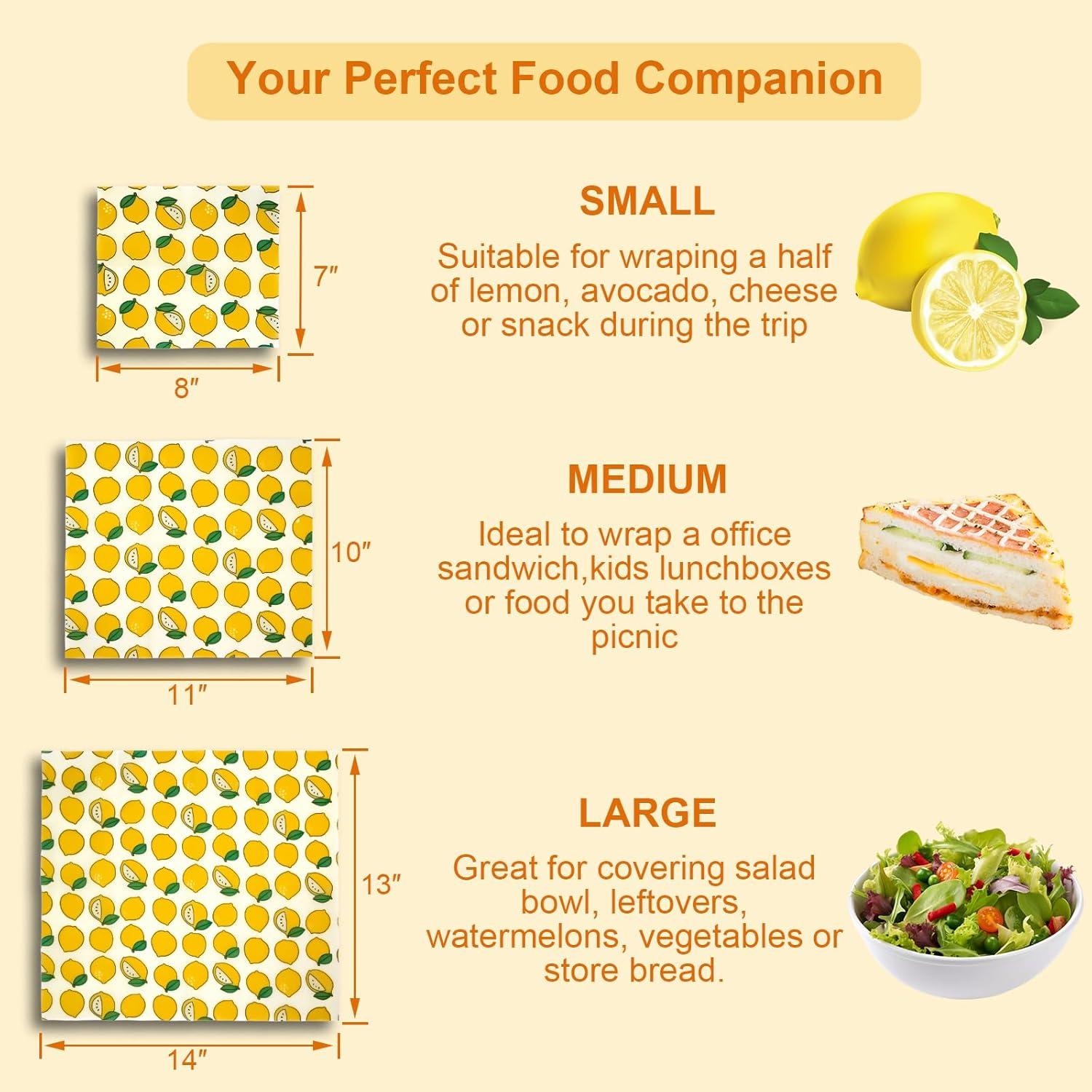 Kit de Inicio 7 en 1 de Bolsas de Cera de Abeja HMAZAE