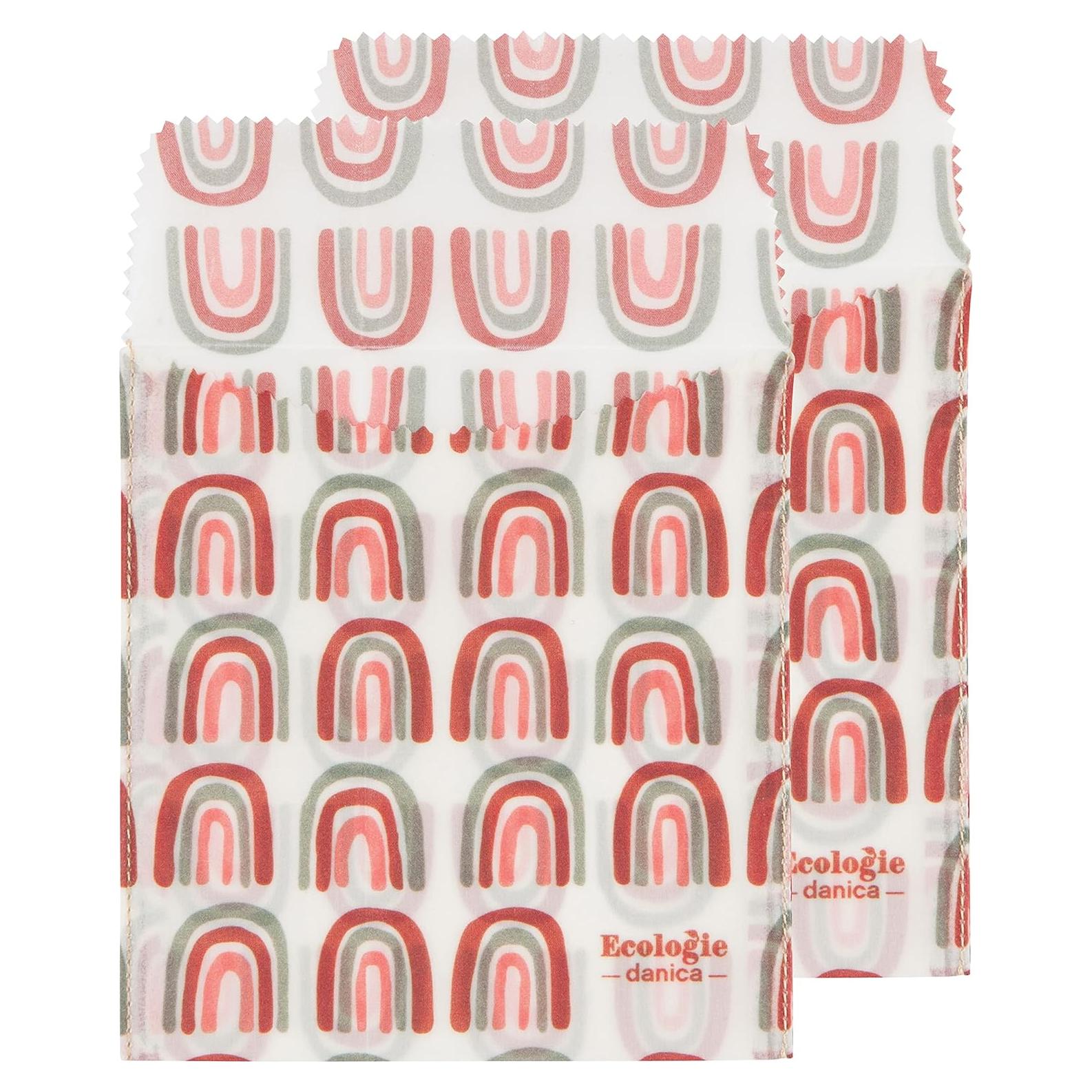 Bolsas de Sándwich Reutilizables Ecologie Prisma 16.5x16.5 cm Set 2