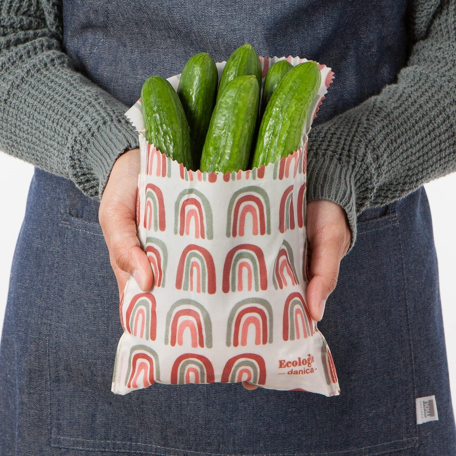 Bolsas de Sándwich Reutilizables Ecologie Prisma 16.5x16.5 cm Set 2