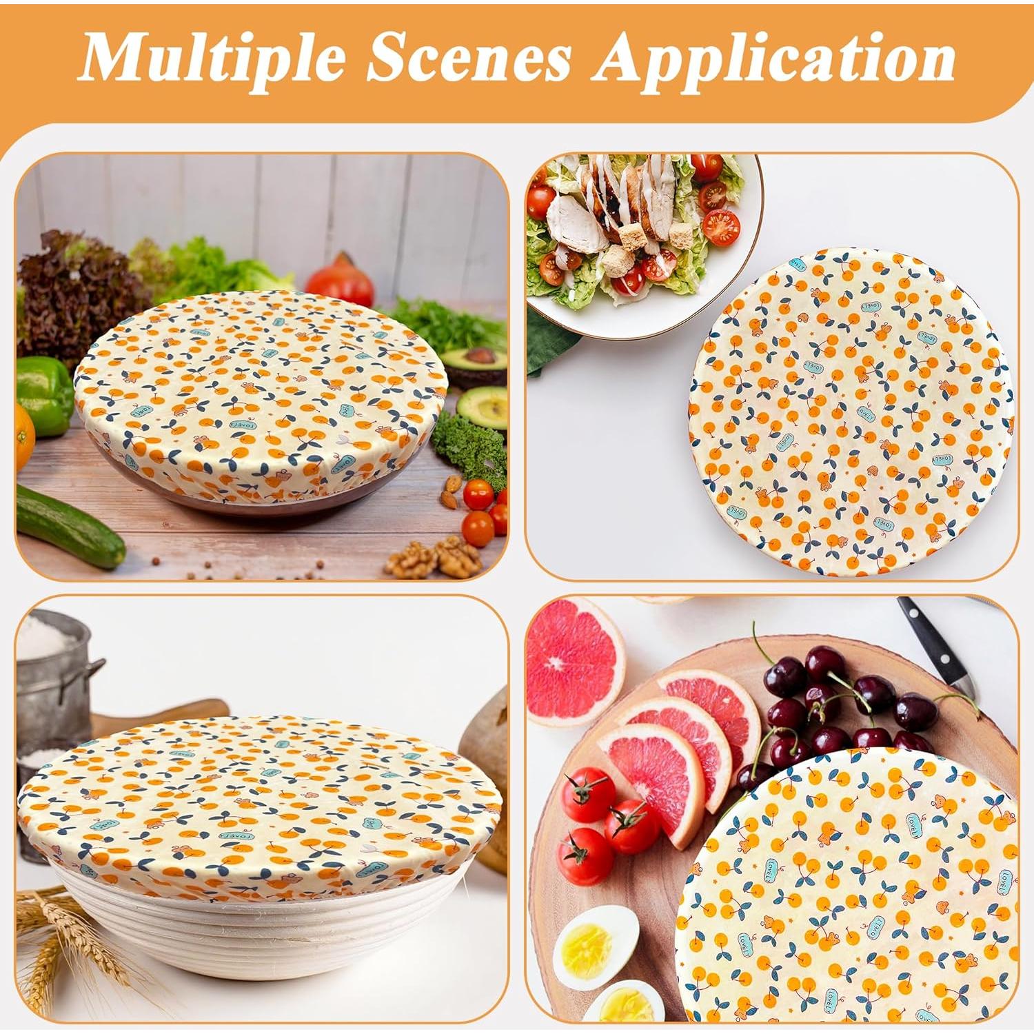 Cubiertas de Tazón Reutilizables OHIYO 30.48 cm Cera de Abeja