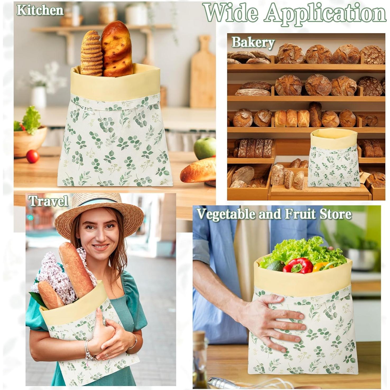 Bolsas de Pan de Cera de Abeja GQIRIL 2 Piezas 47.4x42.4cm