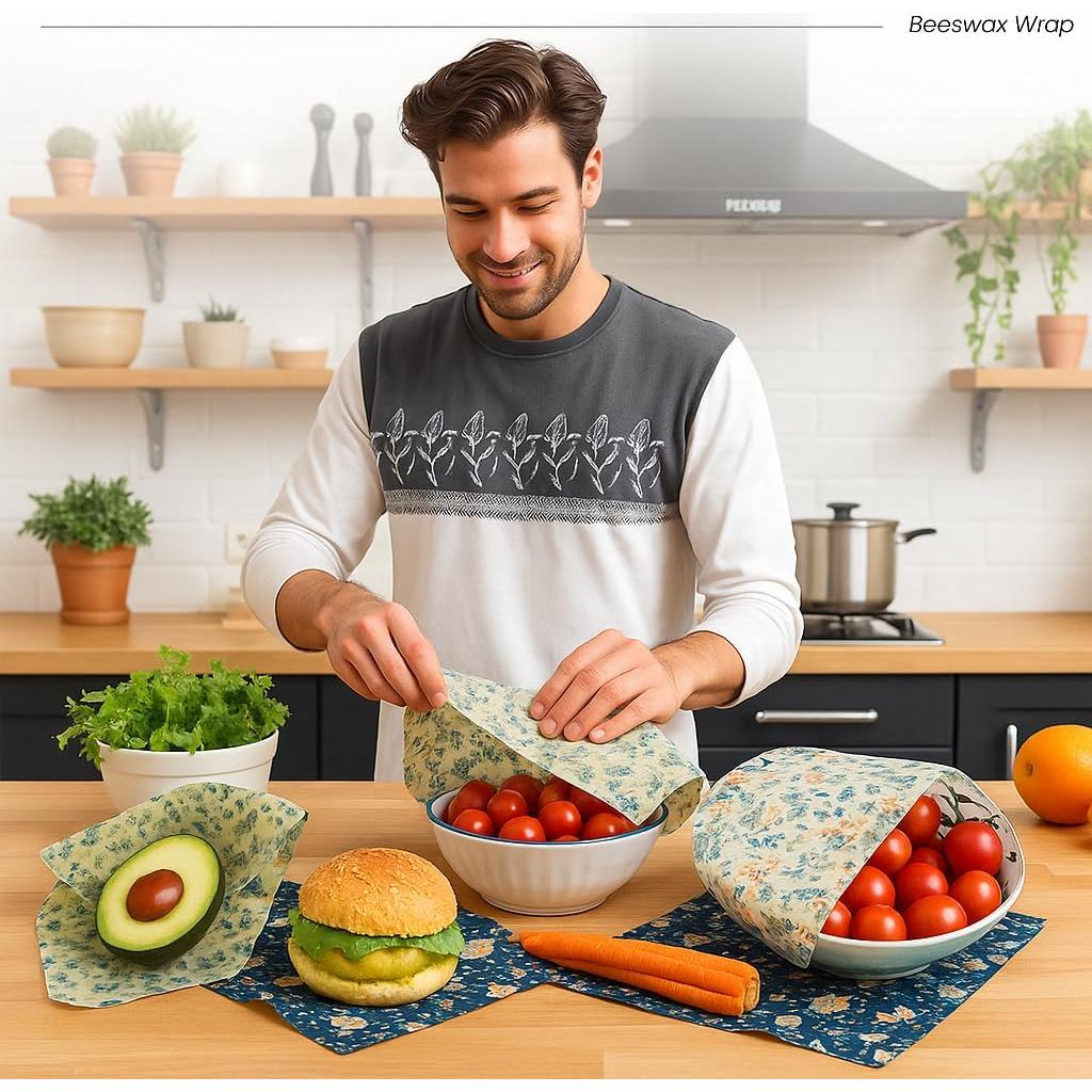 Envolturas de Cera de Abeja PURIME 9-Pack Ecológicas 35.56x27.94cm