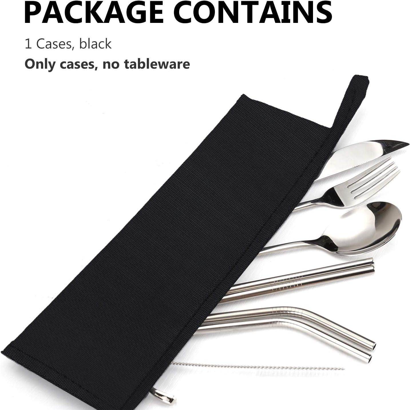 Funda de Utensilios de Viaje Aosbos - Revestimiento Aluminio Negro