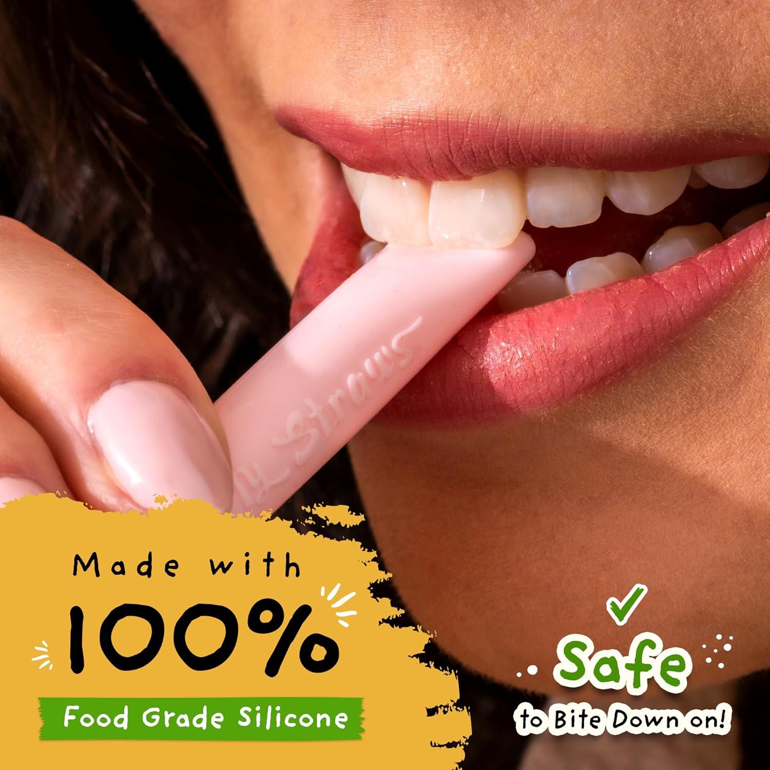 Popotes de Silicona Reutilizables Softy 30.48 cm para Tazas Stanley