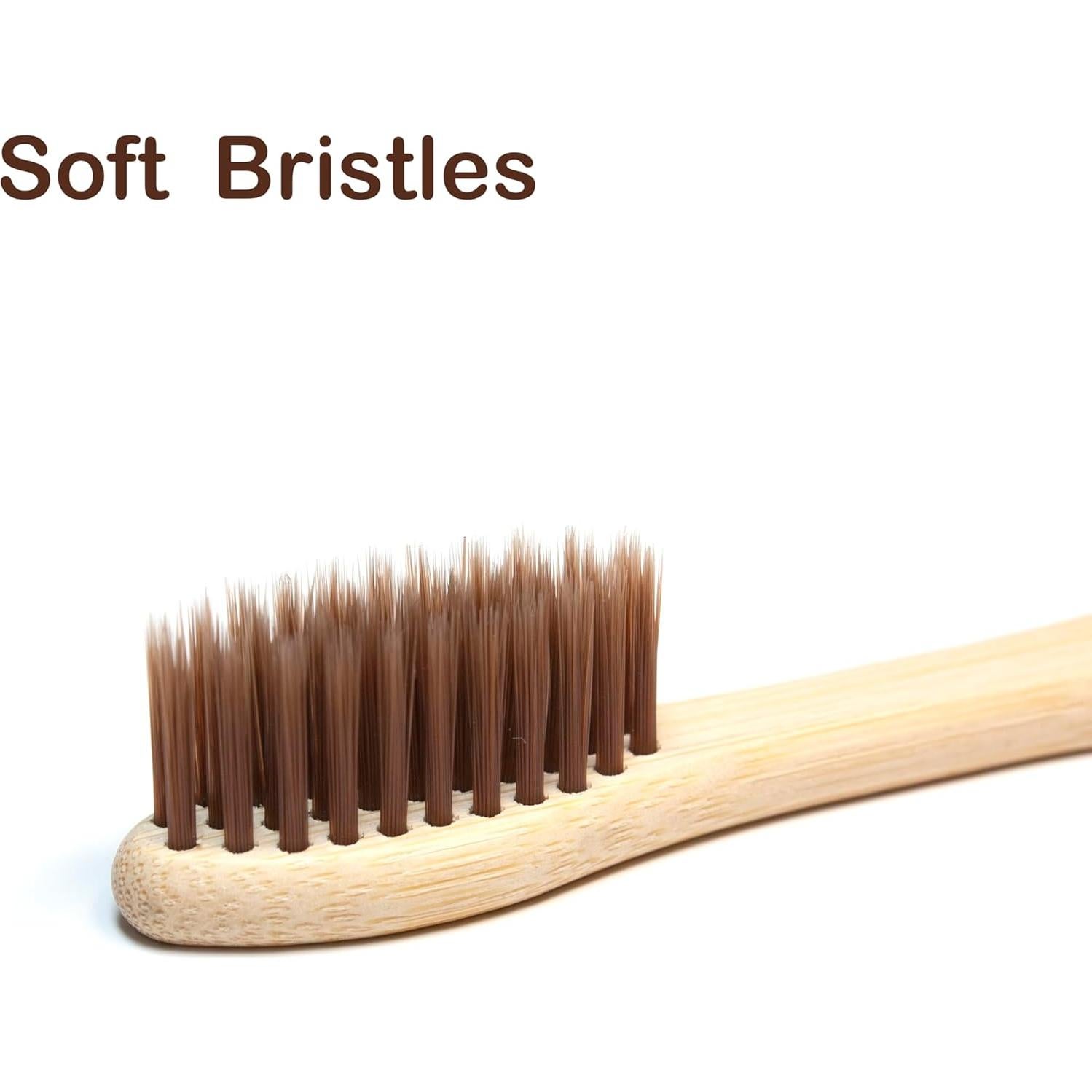 Cepillo de Dientes de Bambú Virgin Forest 10 Unidades Cerdas Suaves