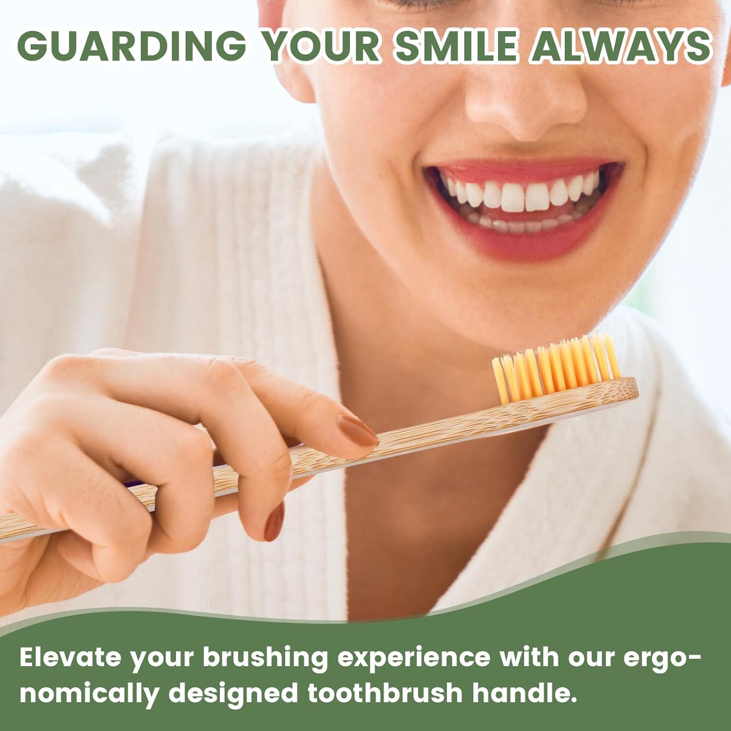 36 Cepillos de Dientes de Bambú Navona Ecológicos para Niños