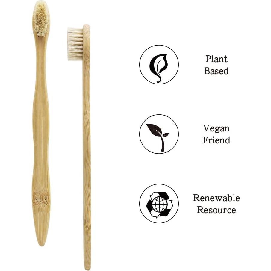 Cepillo de Dientes Ecológico N-amboo 8 Piezas Biodegradables