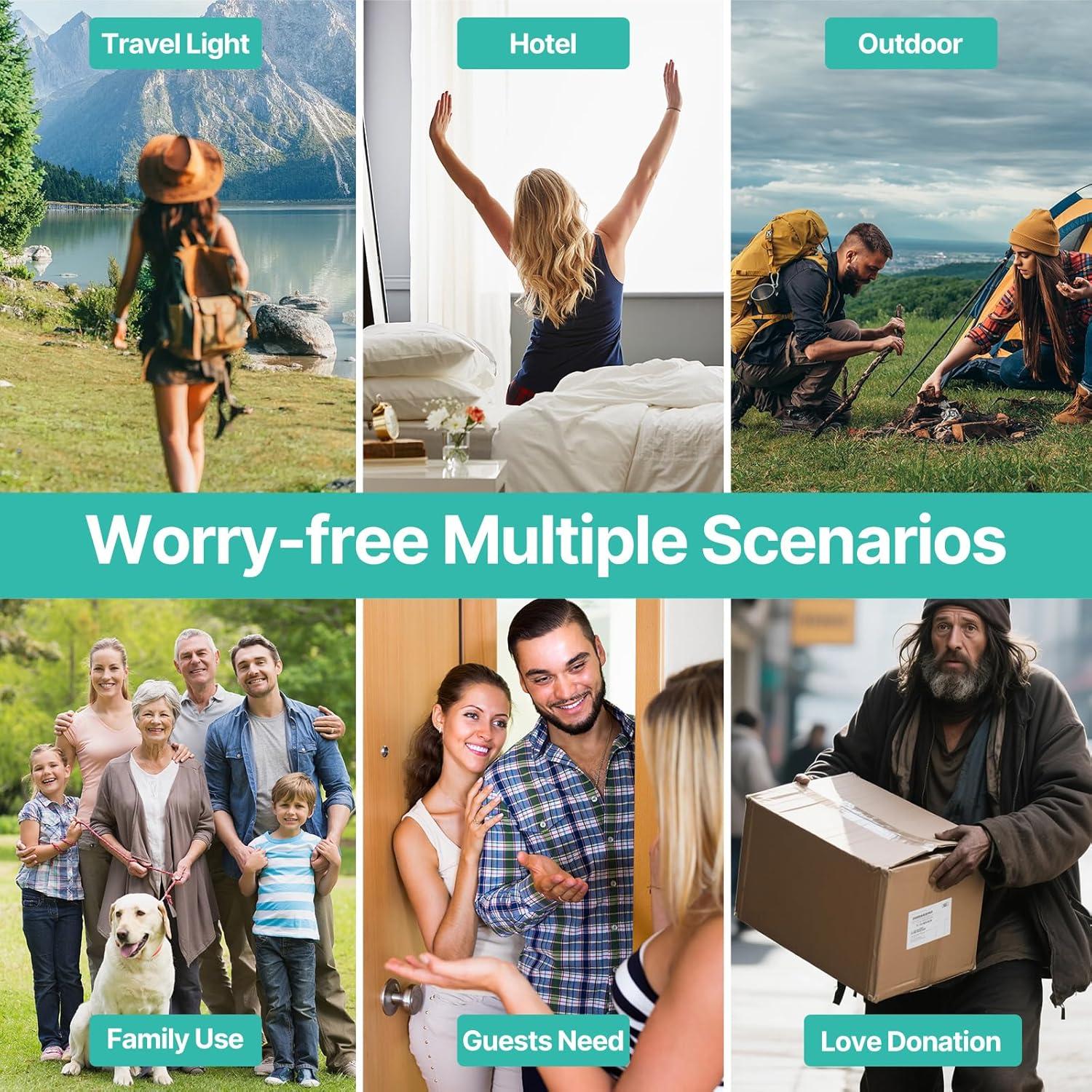 Paquete de 100 cepillos de dientes de bambú Akulgaci ecológicos