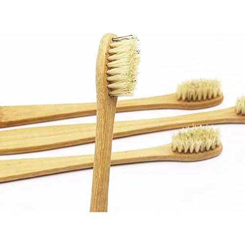 Cepillo de dientes de bambú N-amboo ecológico biodegradable - Paquete de 12