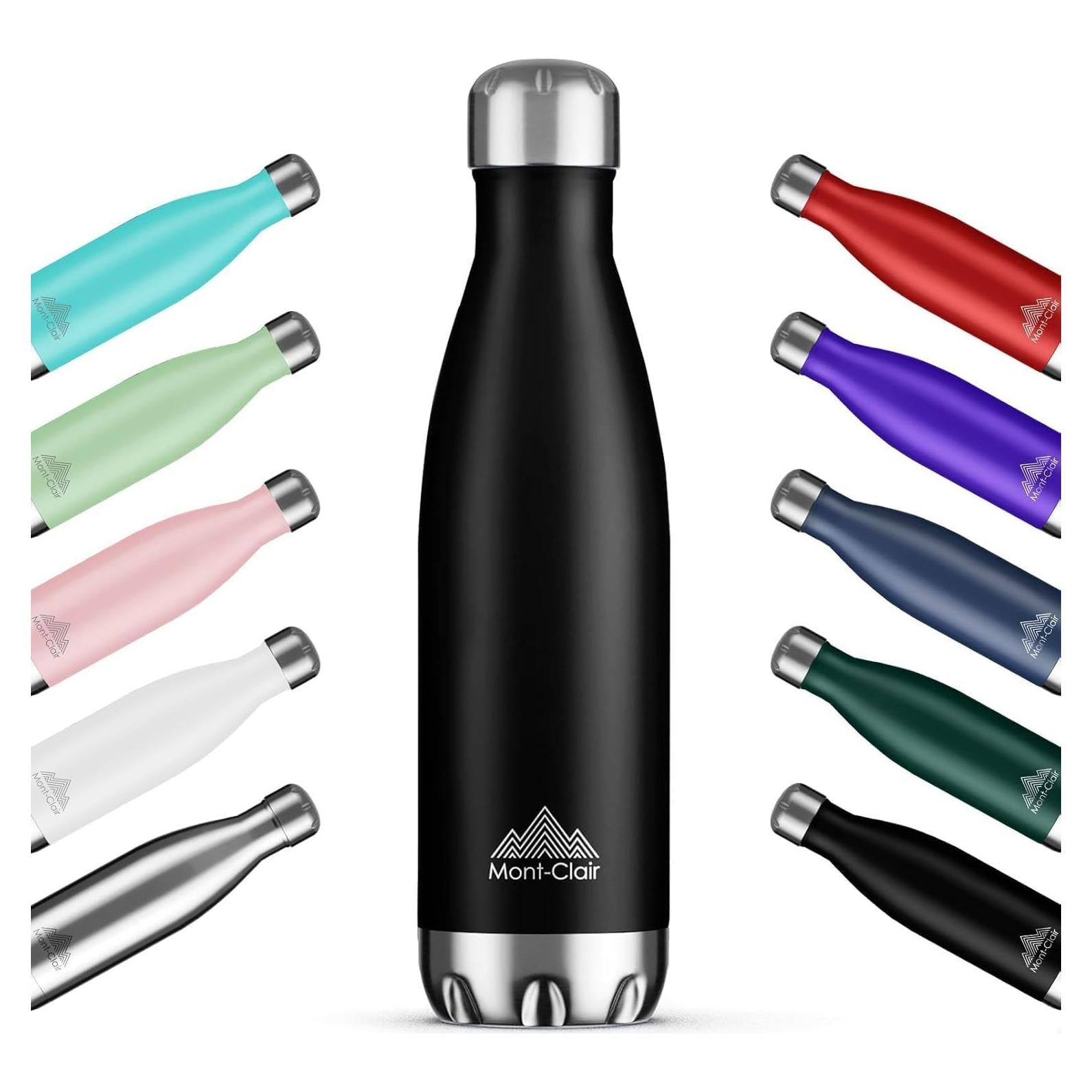 Botella de Agua Mont-Clair 500ML Acero Inoxidable Aislada