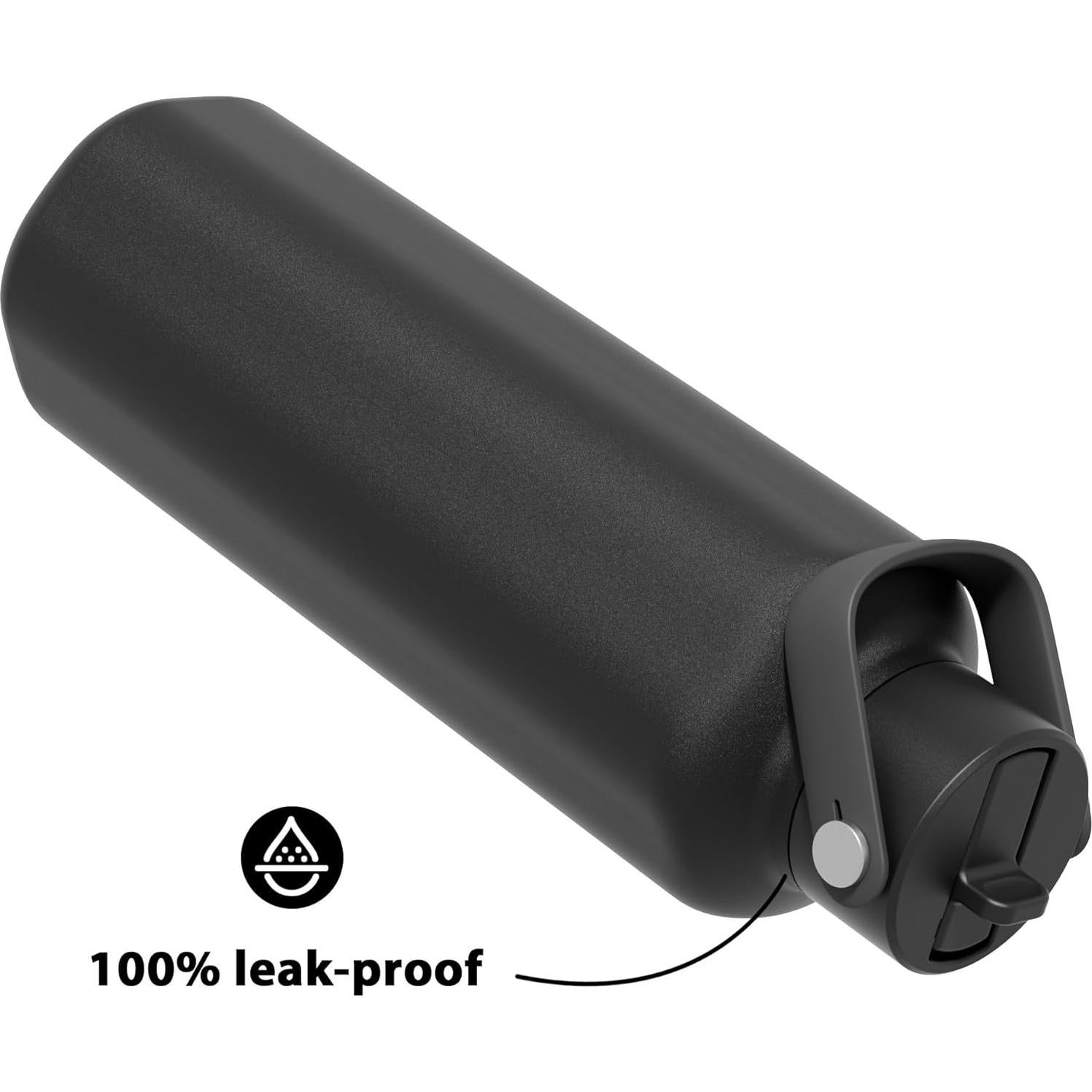 Botella de Agua Aislada Meoky 710 ml Acero Inoxidable Noche