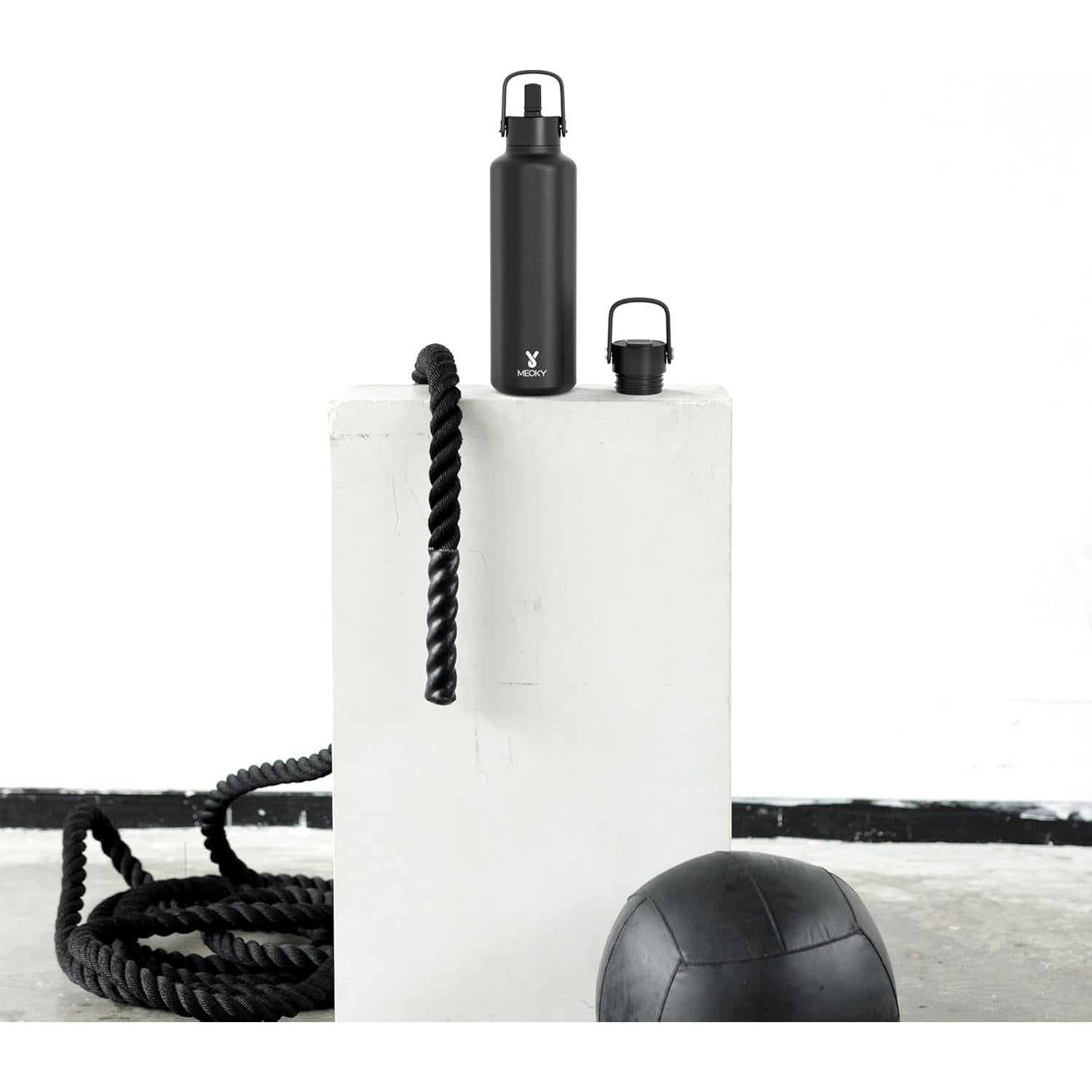 Botella de Agua Aislada Meoky 710 ml Acero Inoxidable Noche