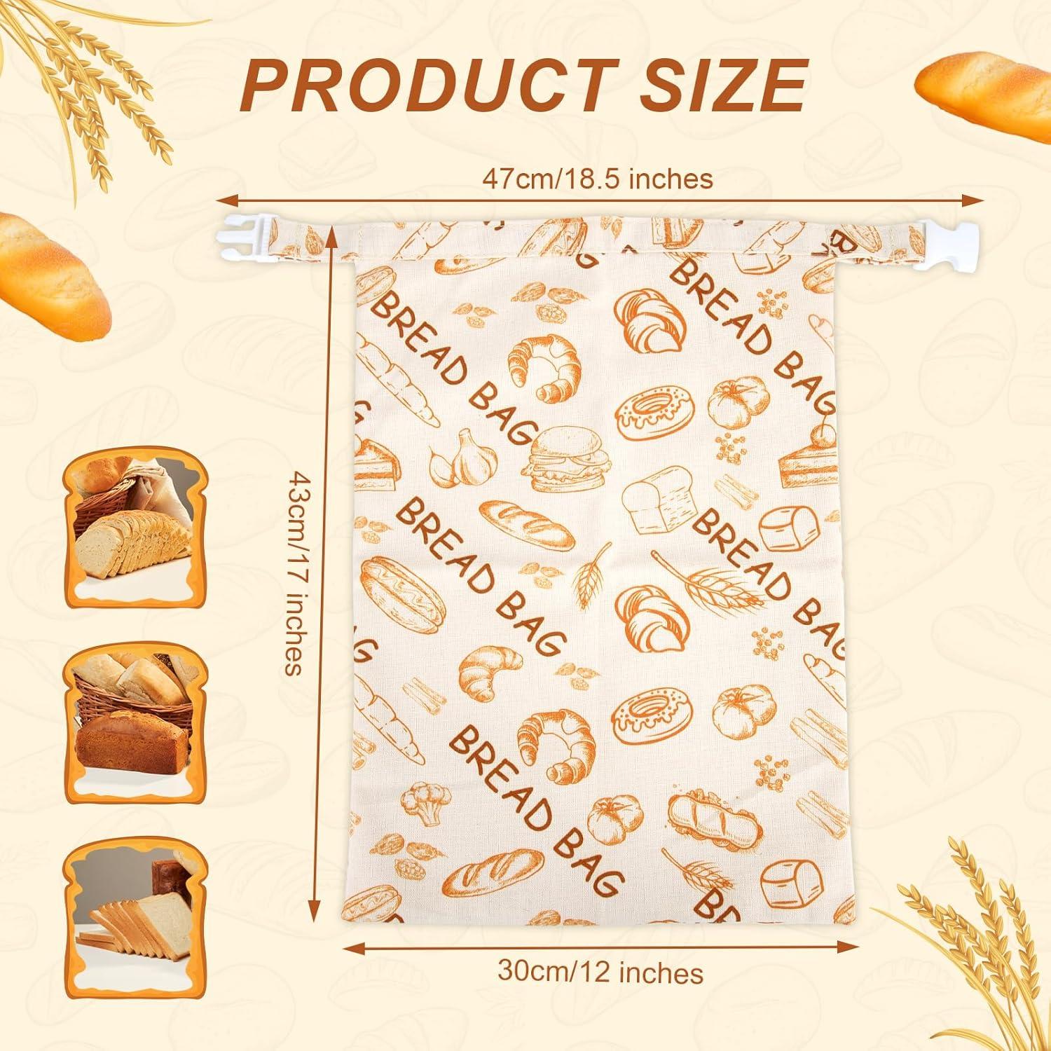 Bolsa de Pan de Cera de Abeja Lasuroa 43x30cm Reutilizable