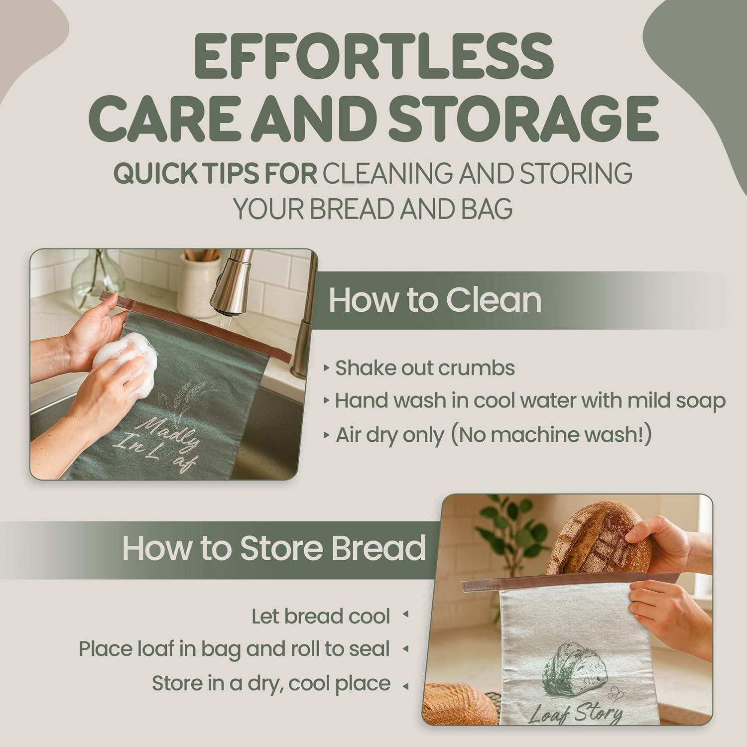 Bolsas de Pan de Cera de Abeja Orgánicas LOAF STORY XL 43x30cm