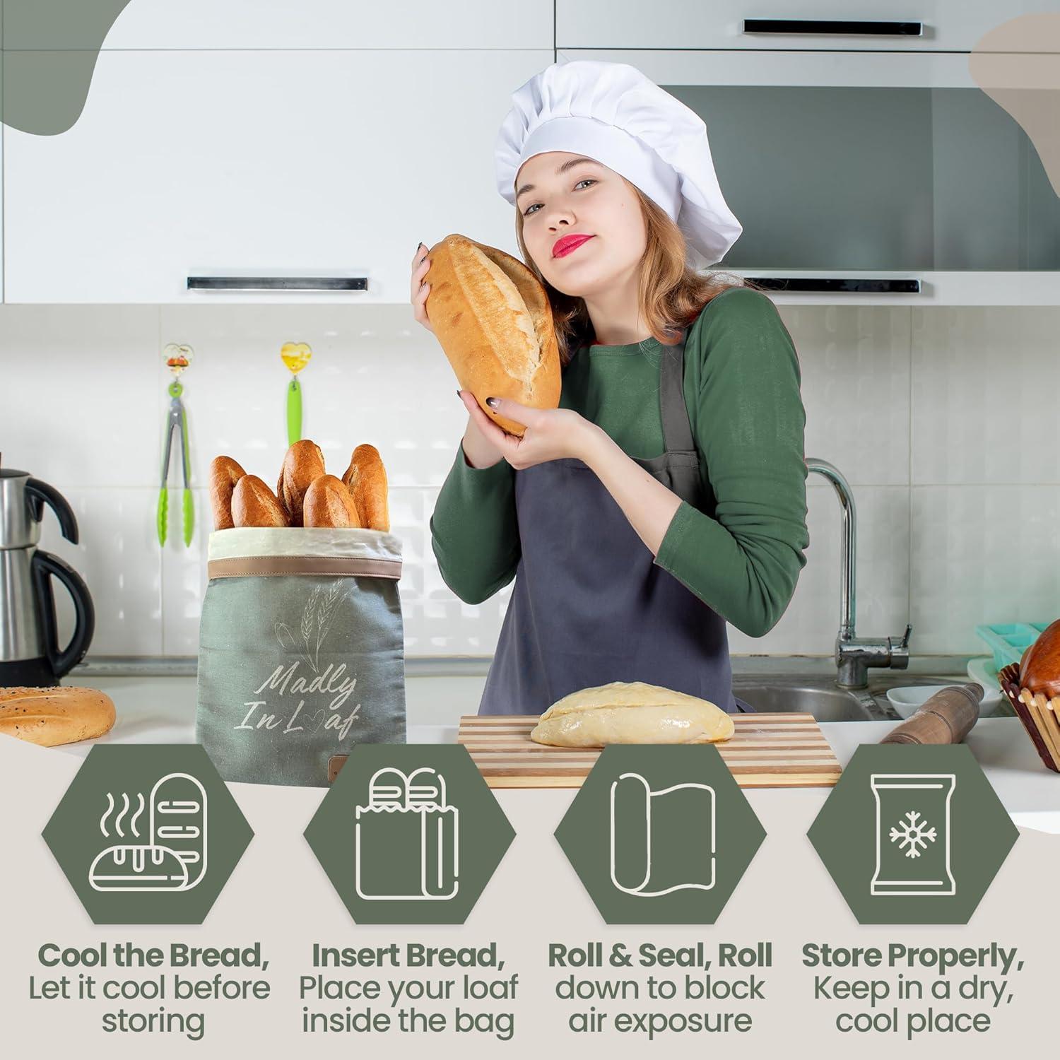 Bolsas de Pan de Cera de Abeja Orgánicas LOAF STORY XL 43x30cm