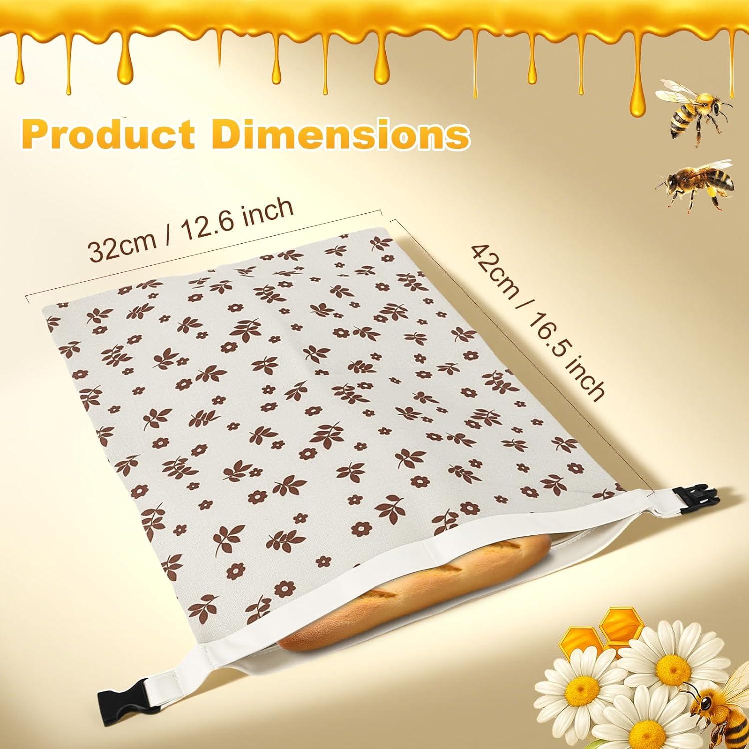 Bolsas de Pan de Cera de Abeja MOCCOOL 2 Unidades 42x32 cm