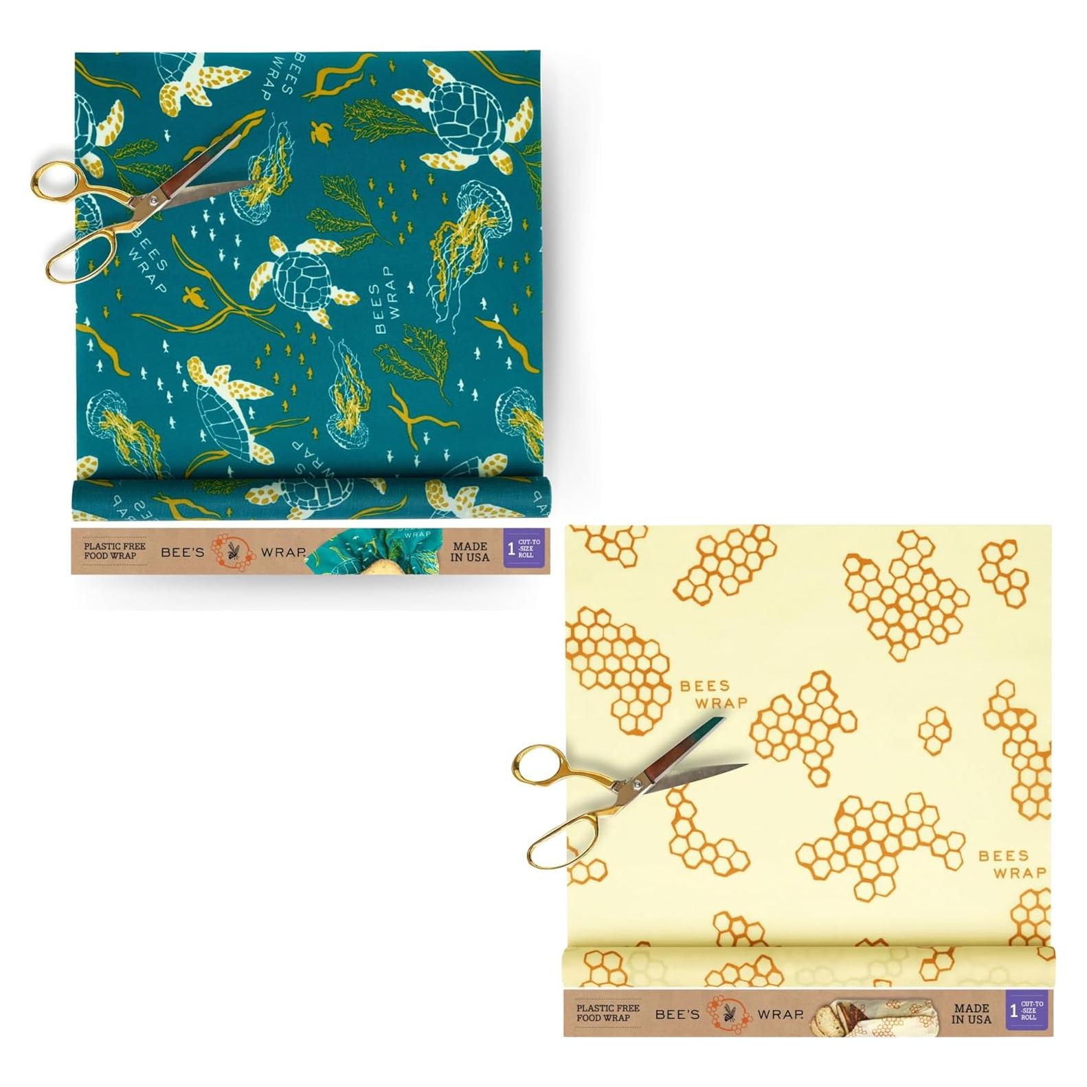 Paquete de 2 Rollos Bee's Wrap Ecológicos 35.56x132.08 cm