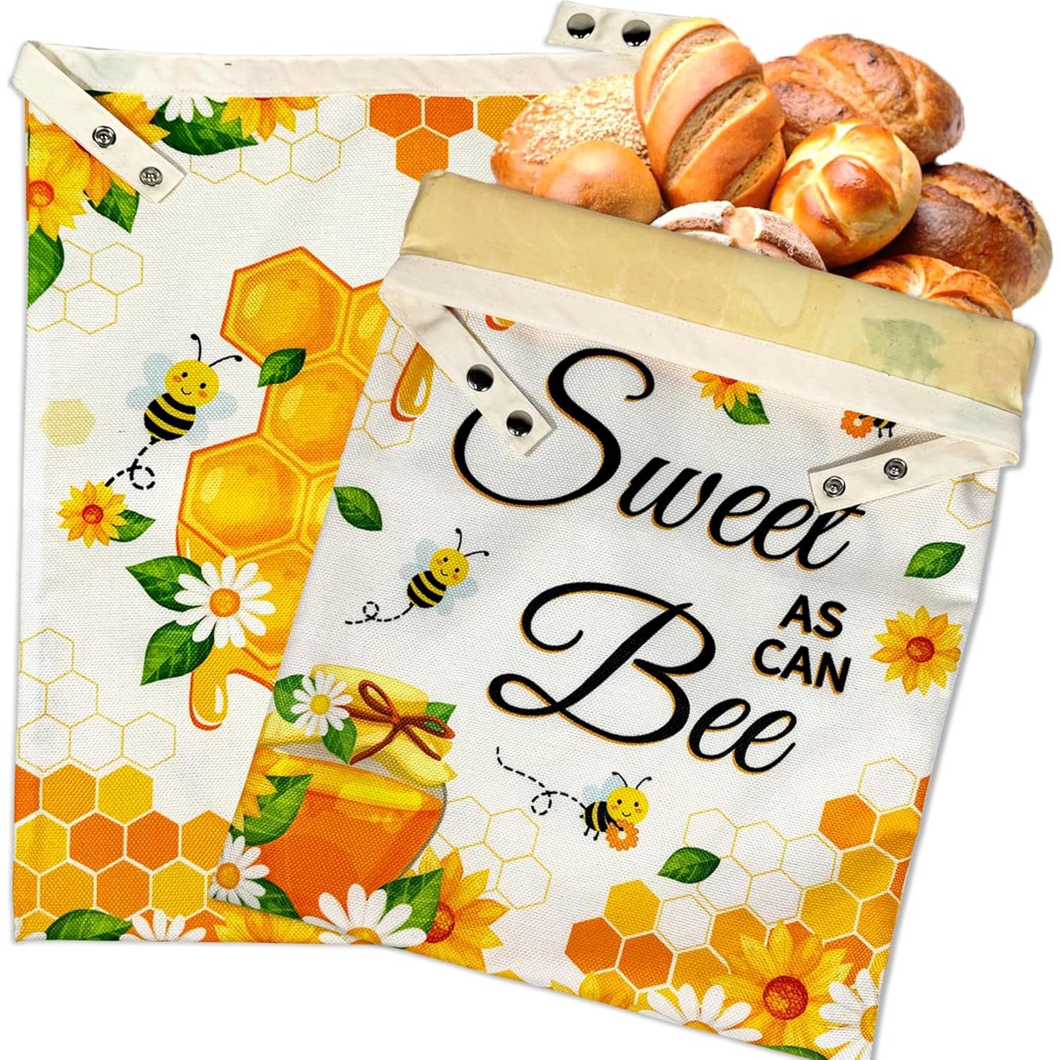 Juego de 2 Bolsas de Pan Reutilizables PACOTK 40.6x31.8cm