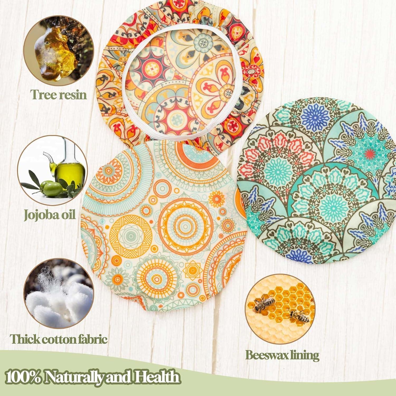 3 Tapas de Tazón Reutilizables GNHUT 12.7cm Ecológicas