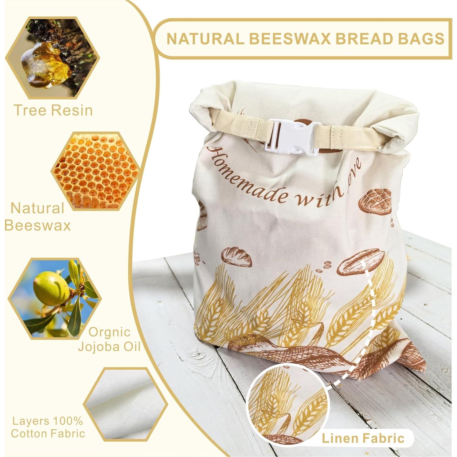 Bolsas de Pan Ecológicas Cazlon - 2 Unidades 30.5x43.2 cm