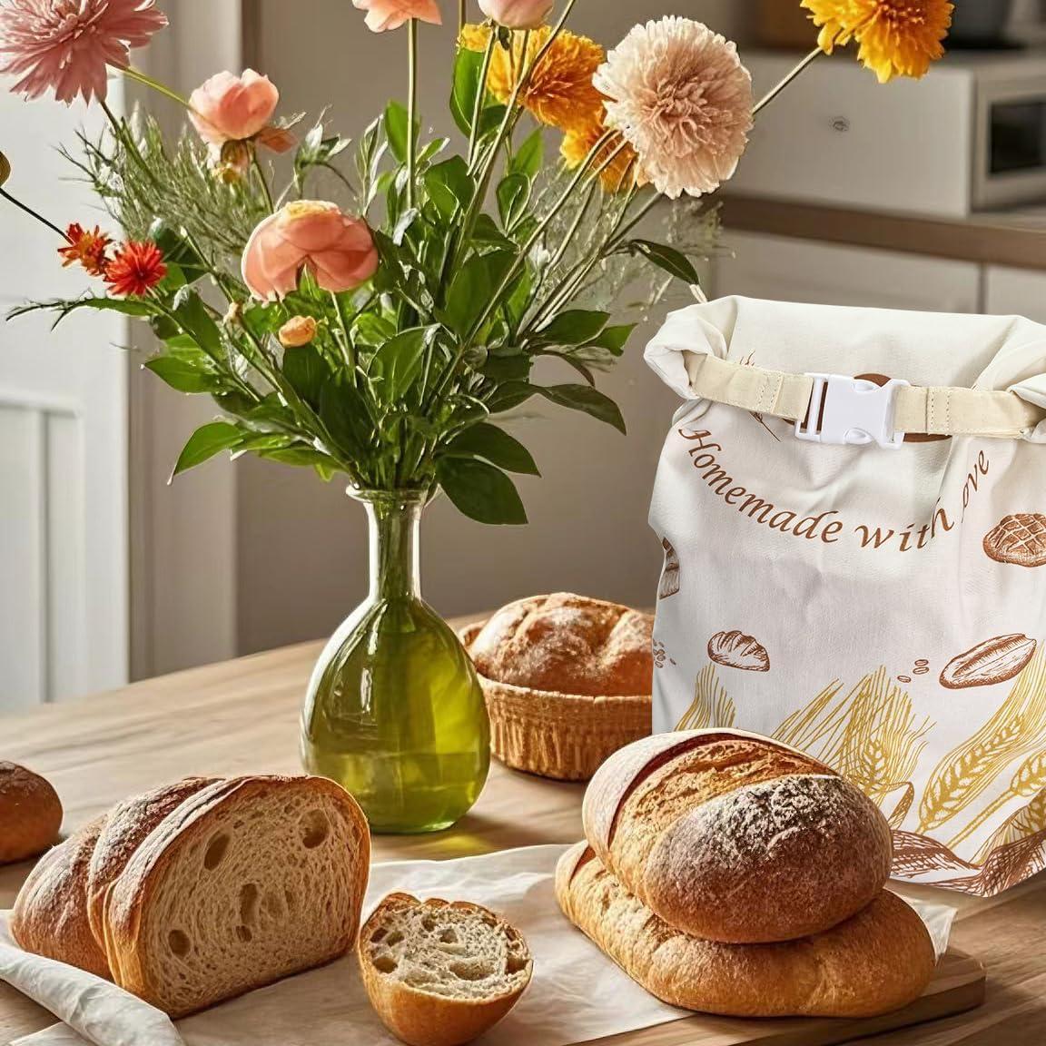 Bolsas de Pan Ecológicas Cazlon - 2 Unidades 30.5x43.2 cm