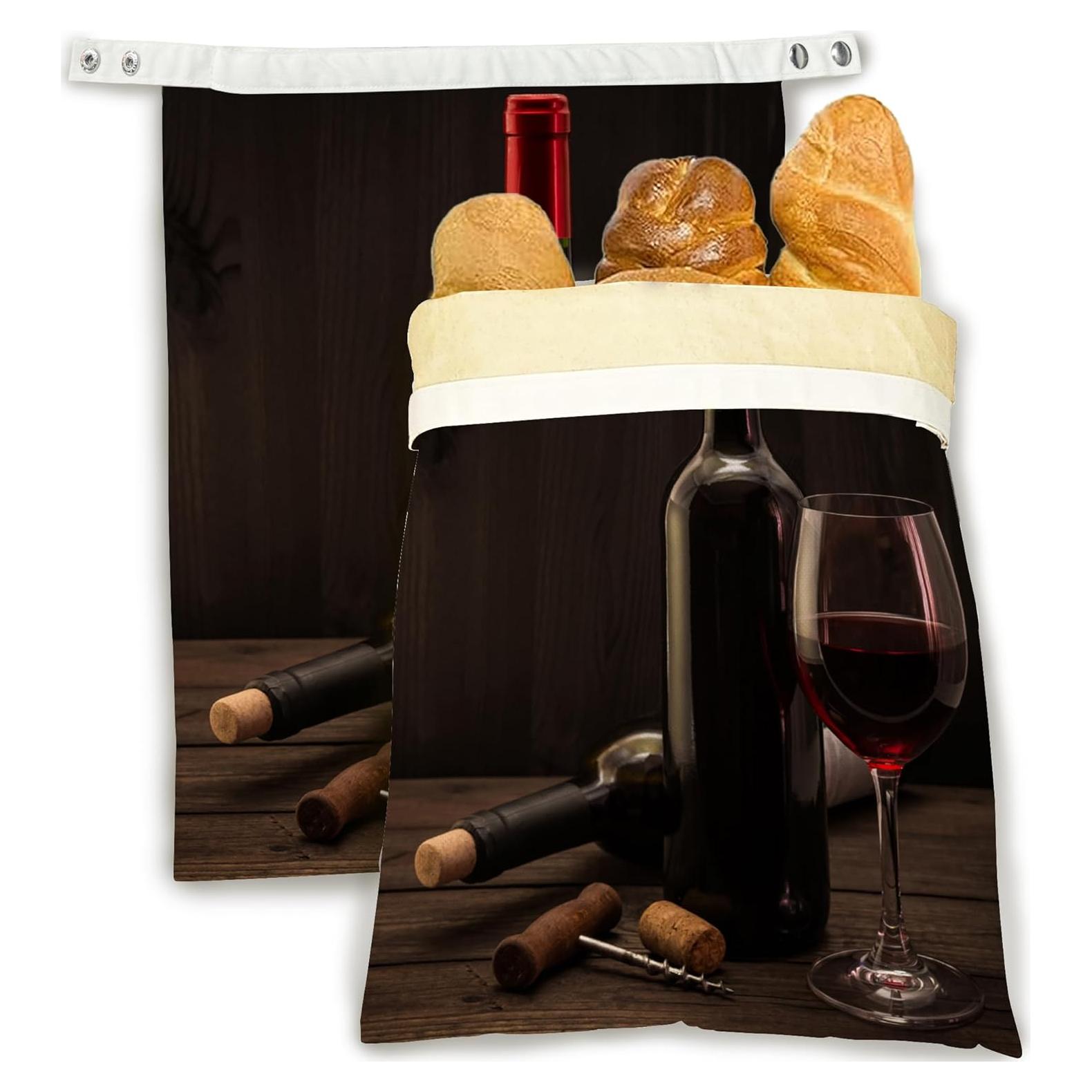 Bolsas de Pan Reutilizables de Cera de Abeja SINENRY - 2 Unidades