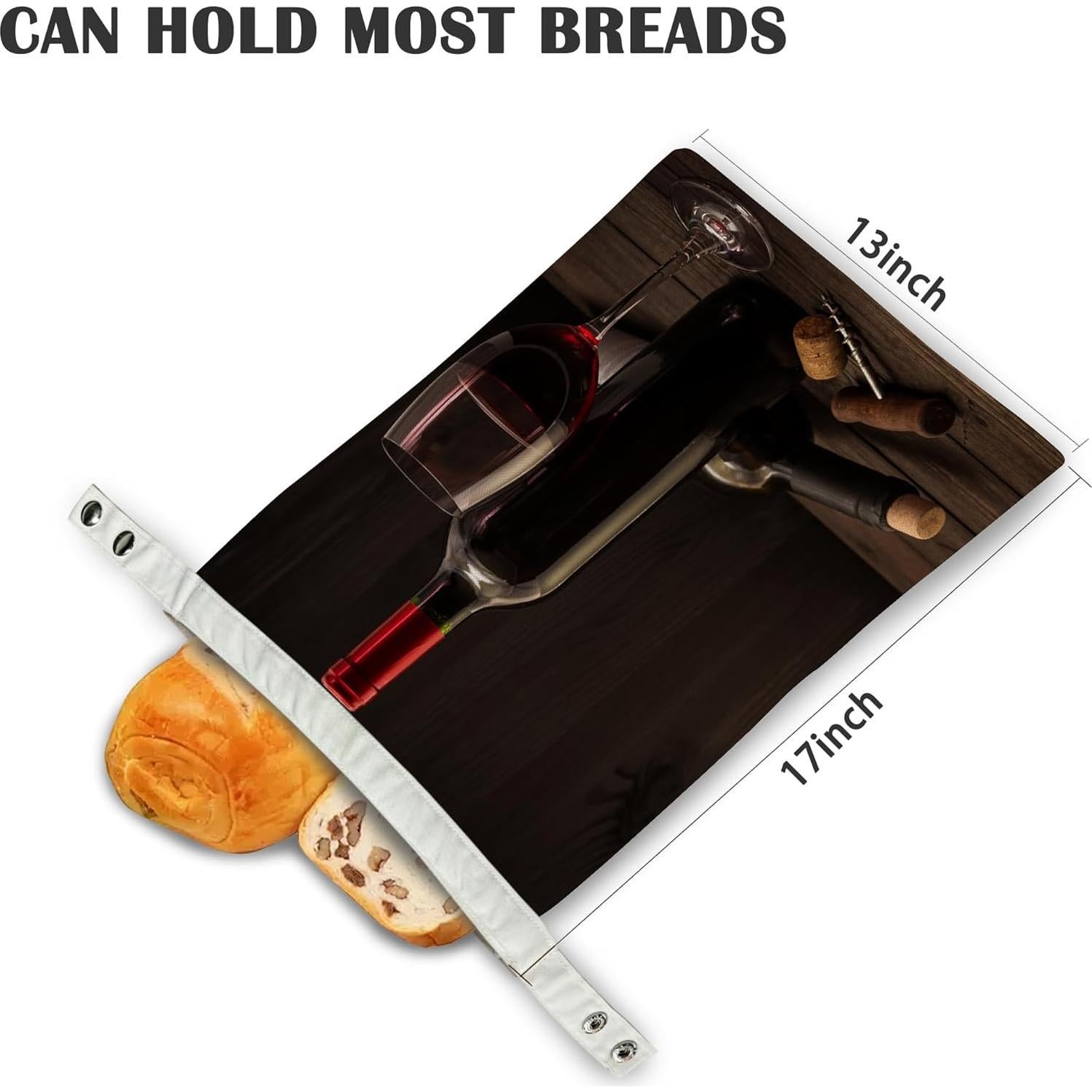 Bolsas de Pan Reutilizables de Cera de Abeja SINENRY - 2 Unidades