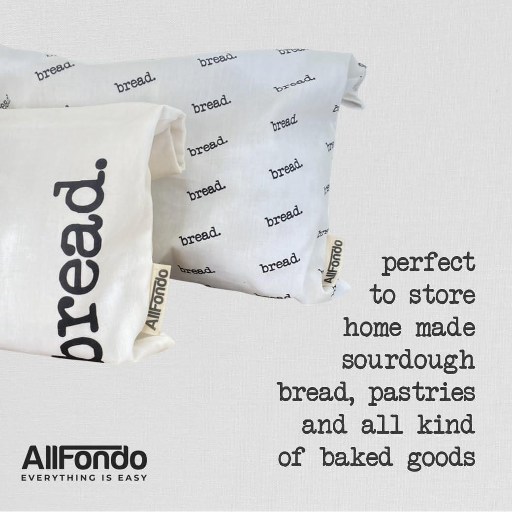 Bolsas Reutilizables de Cera de Abeja ALLFONDO - 2 Paquete