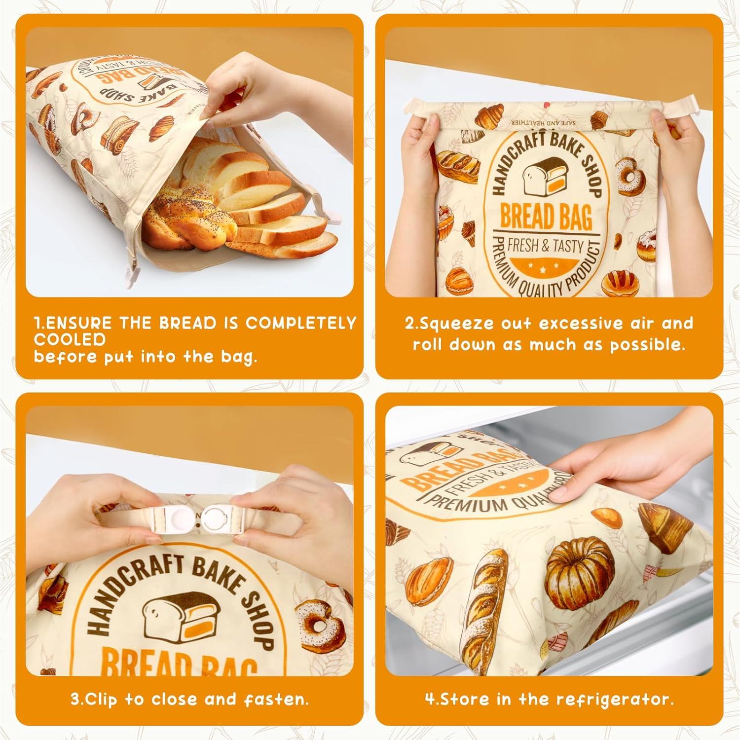 Bolsas de Pan de Cera de Abeja FWOARFTER 33x43 cm - 2 Unidades