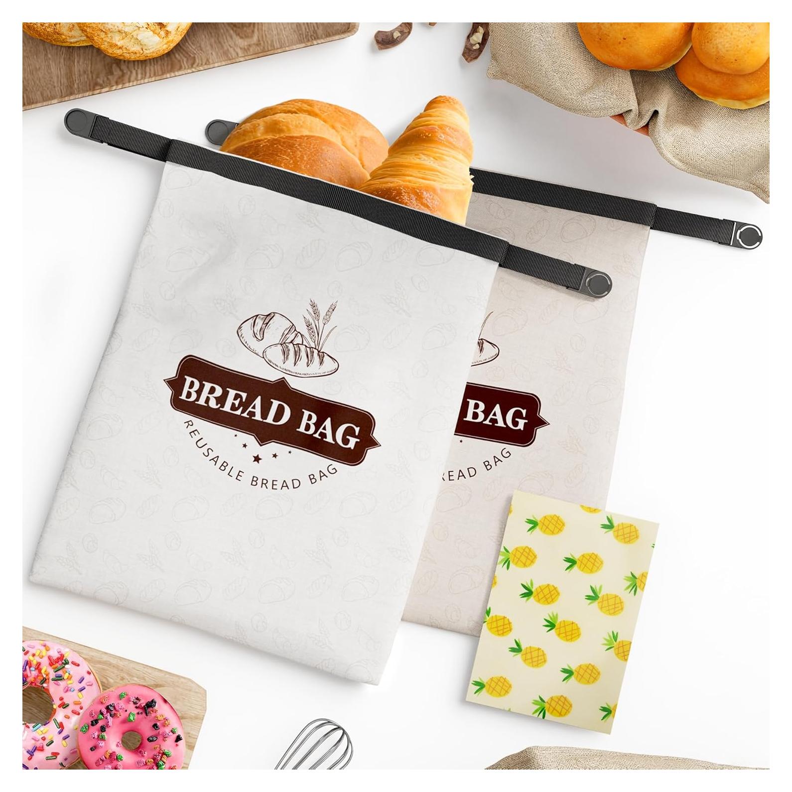 Bolsa de Almacenamiento para Pan Prcivr Grande 42x32cm Reutilizable