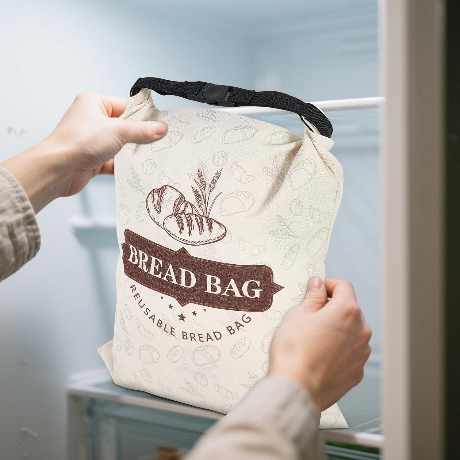 Bolsa de Almacenamiento para Pan Prcivr Grande 42x32cm Reutilizable