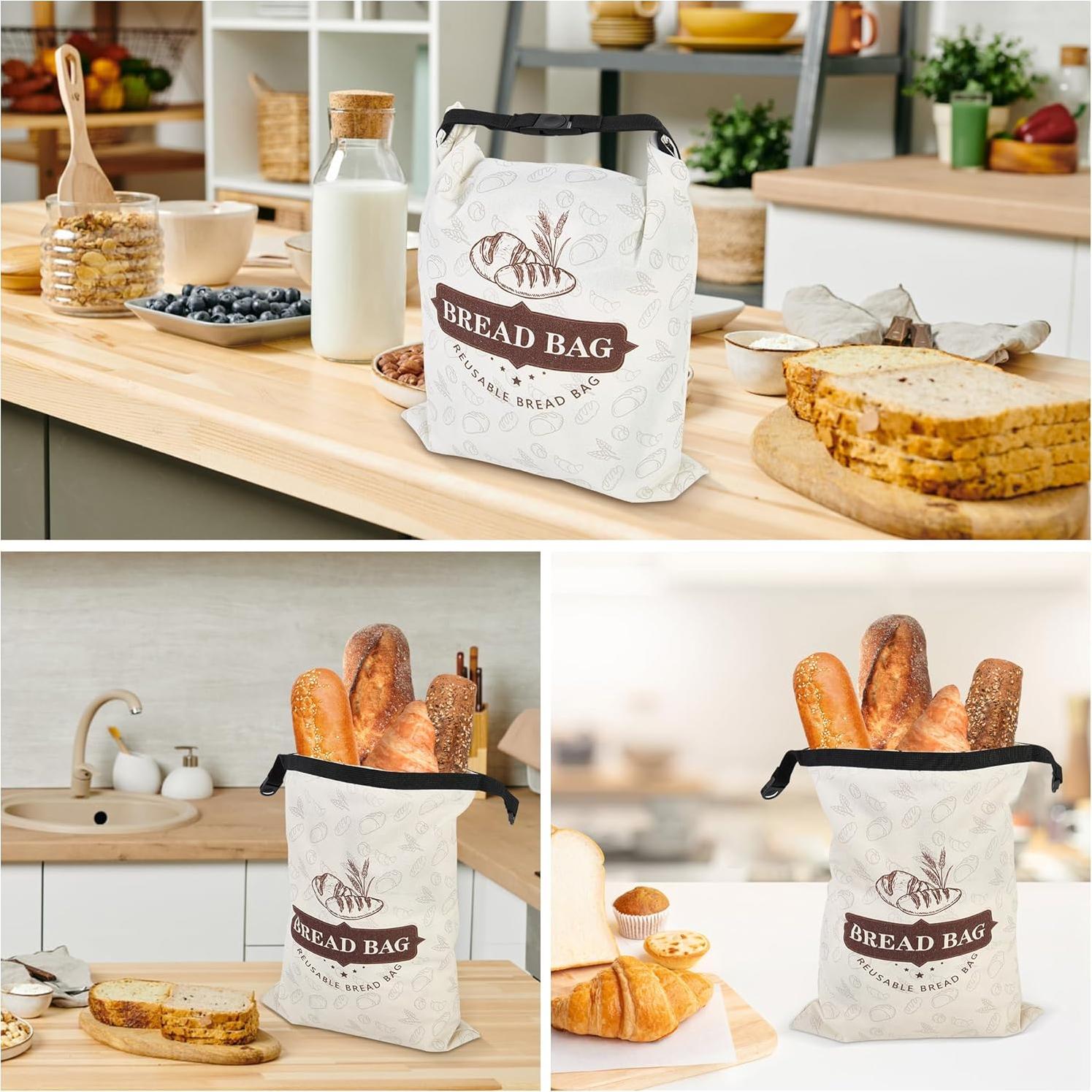 Bolsa de Almacenamiento para Pan Prcivr Grande 42x32cm Reutilizable