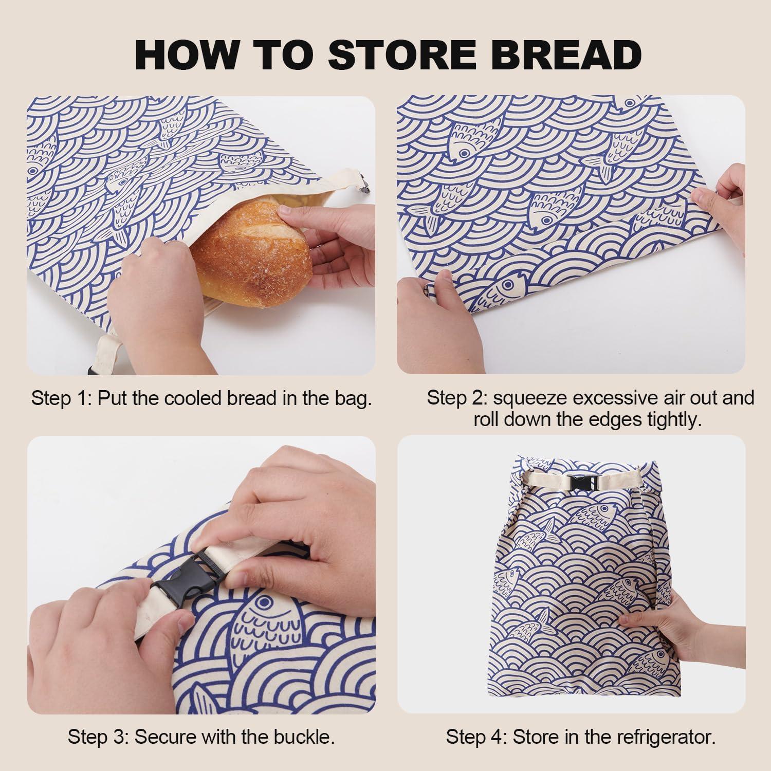 Bolsas de Pan de Cera de Abeja Augine - 2 Unidades 30x43 cm