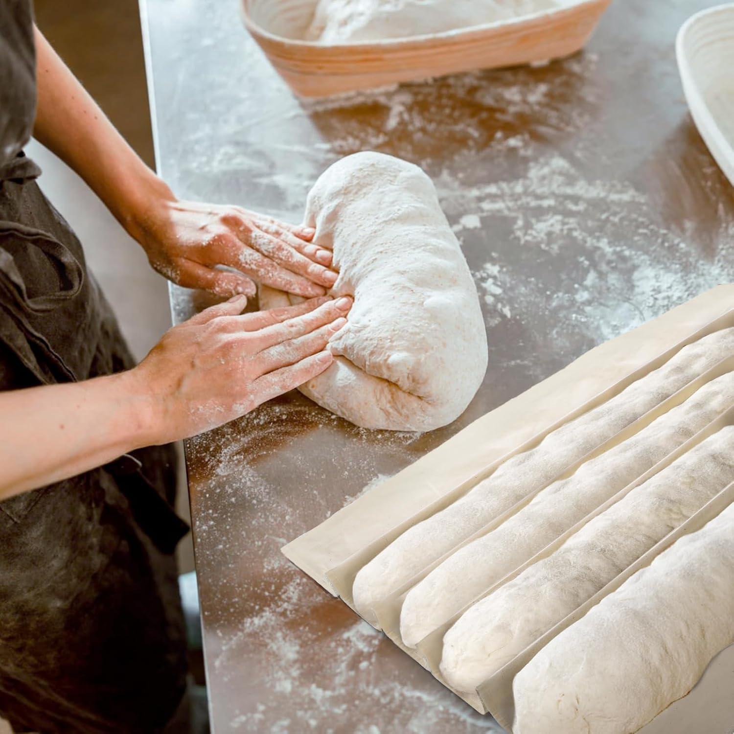 3 Toallas de Hornear Pan de Algodón ANPHSIN 71 cm Ecológicas