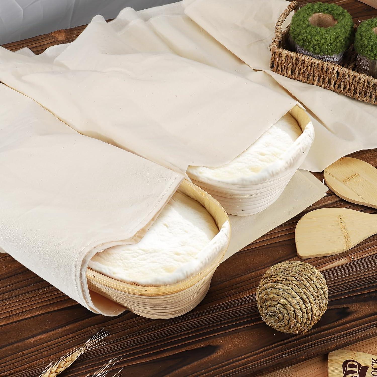 3 Toallas de Hornear Pan de Algodón ANPHSIN 71 cm Ecológicas