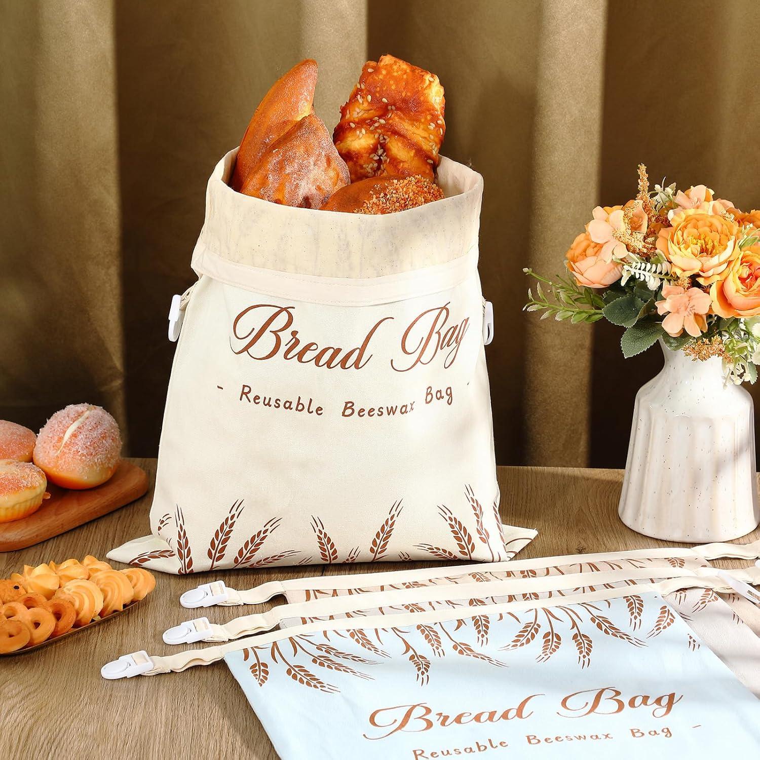 4 Bolsas de Pan de Cera de Abeja Bulyoou 33x43 cm Reutilizables