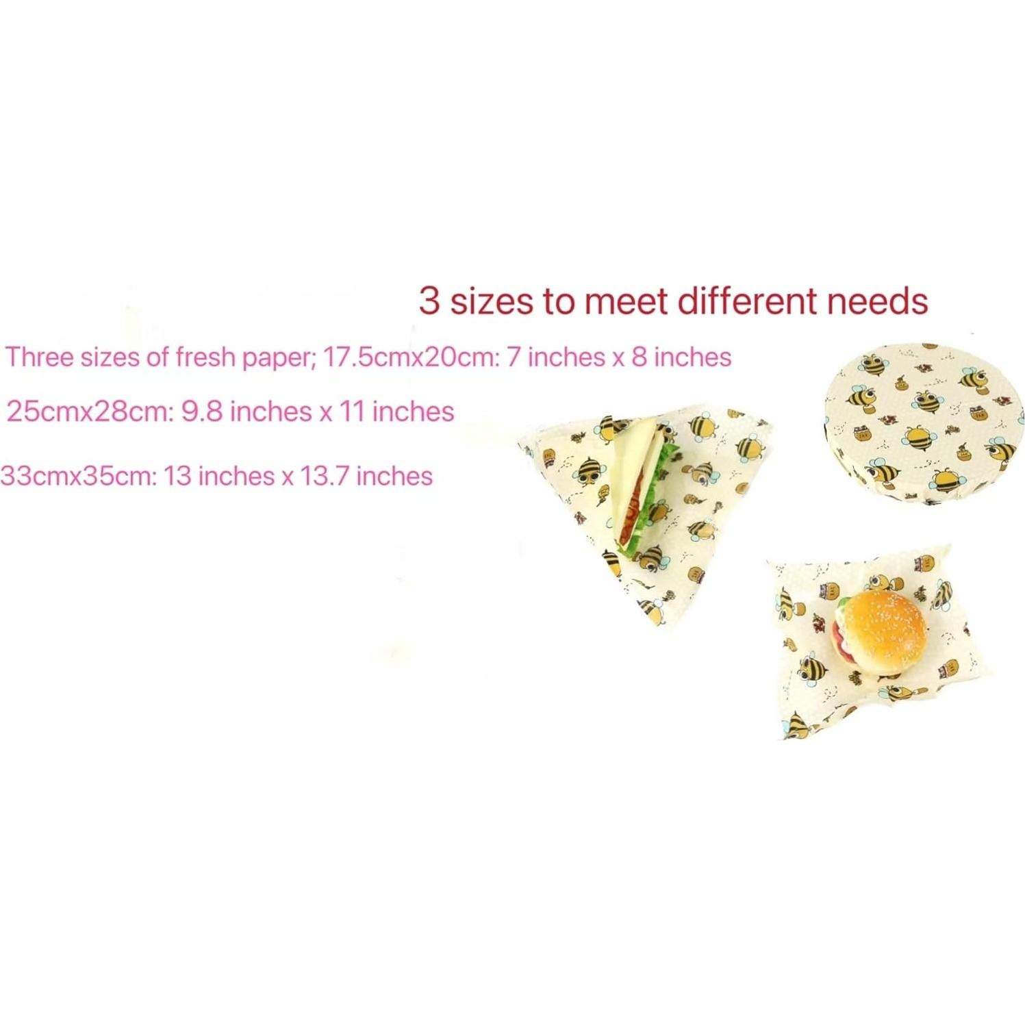 Set de Almacenamiento Ecológico 7 Piezas Silicona y Cera de Abeja