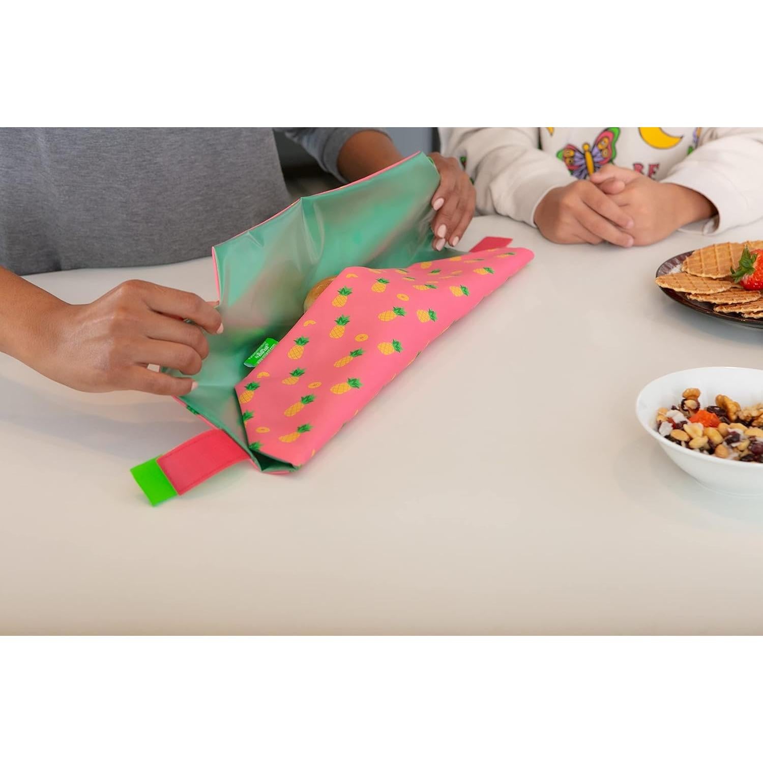 ROLL'EAT Boc'n'Roll Bolsa Reutilizable Piña 34.3x48.3cm